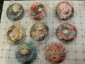 Secret Figure Collectible Product Spy x Family Balloon POP Character Pin Badge 8 Pieces Set (In-stock)