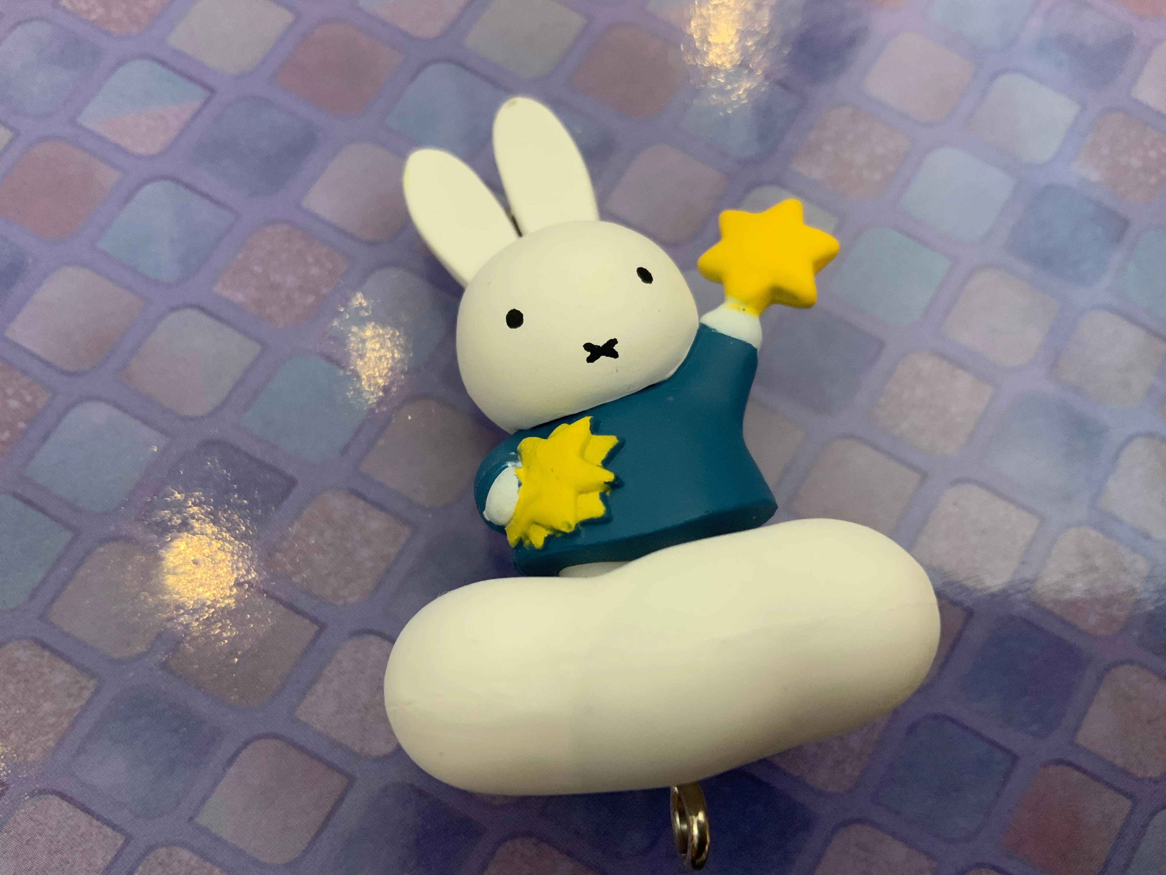 Action Hobby Movie Article Miffy Starry Sky Characters Figure Keychain 5 Pieces Set (In-stock)