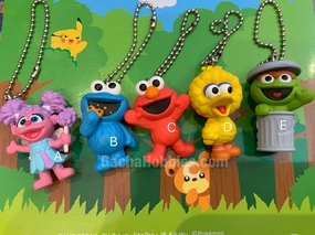 Sesame Street Character Figure Keychain 5 Pieces Set (In-stock) Robot Product Toy Line