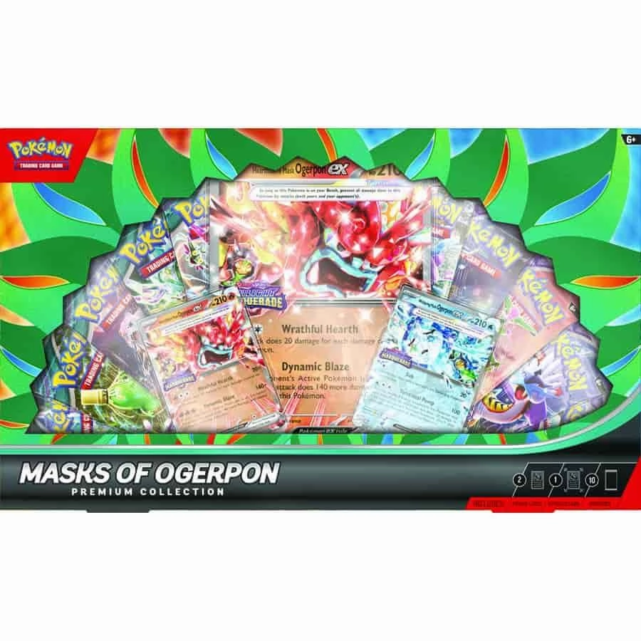 Bedroom Accent Anime Statue Pok??mon | TCG: Masks of Ogerpon ex Premium Collection