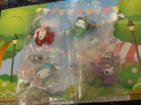 Premium Goods Worldwide Fanbase Sanrio Characters Mejirushi Accessories Figure Keychain Vol.2 4 Pieces Set (In-stock)