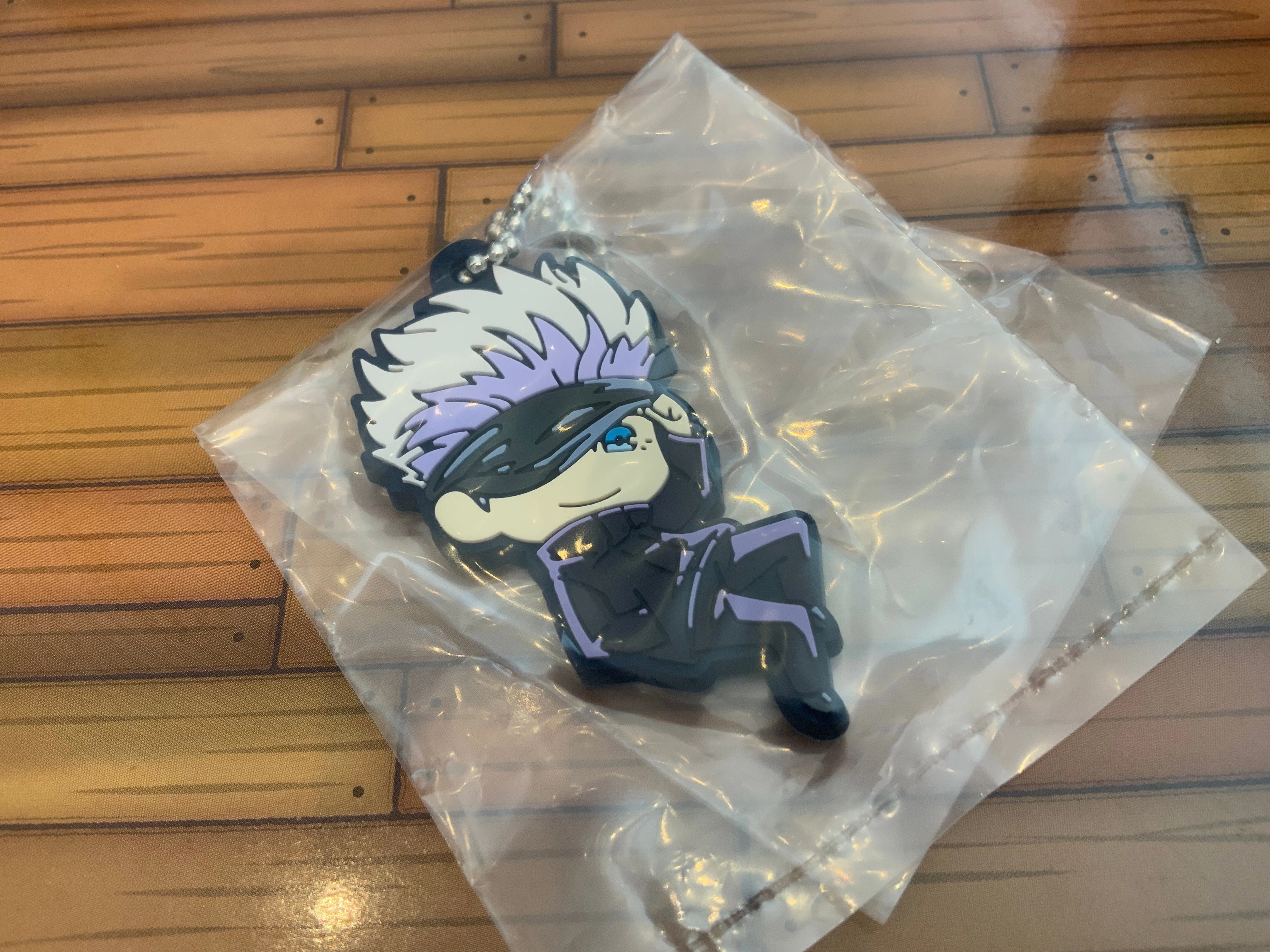 Defo Raba Jujutsu Kaisen Character Rubber Keychain 8 Pieces Set (In-stock) Durable Material