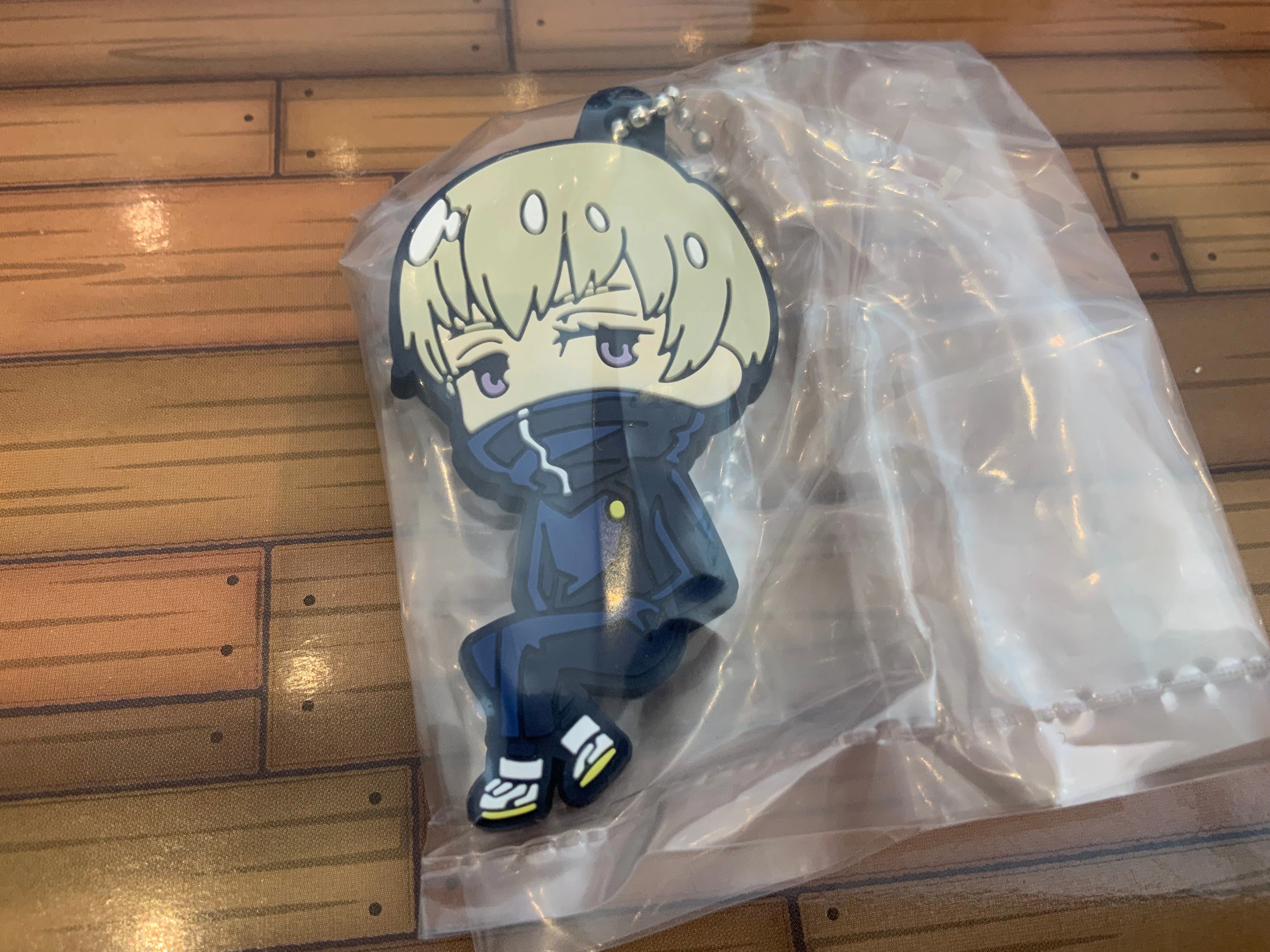 National Symbol Defo Raba Jujutsu Kaisen Character Rubber Keychain 8 Pieces Set (In-stock)