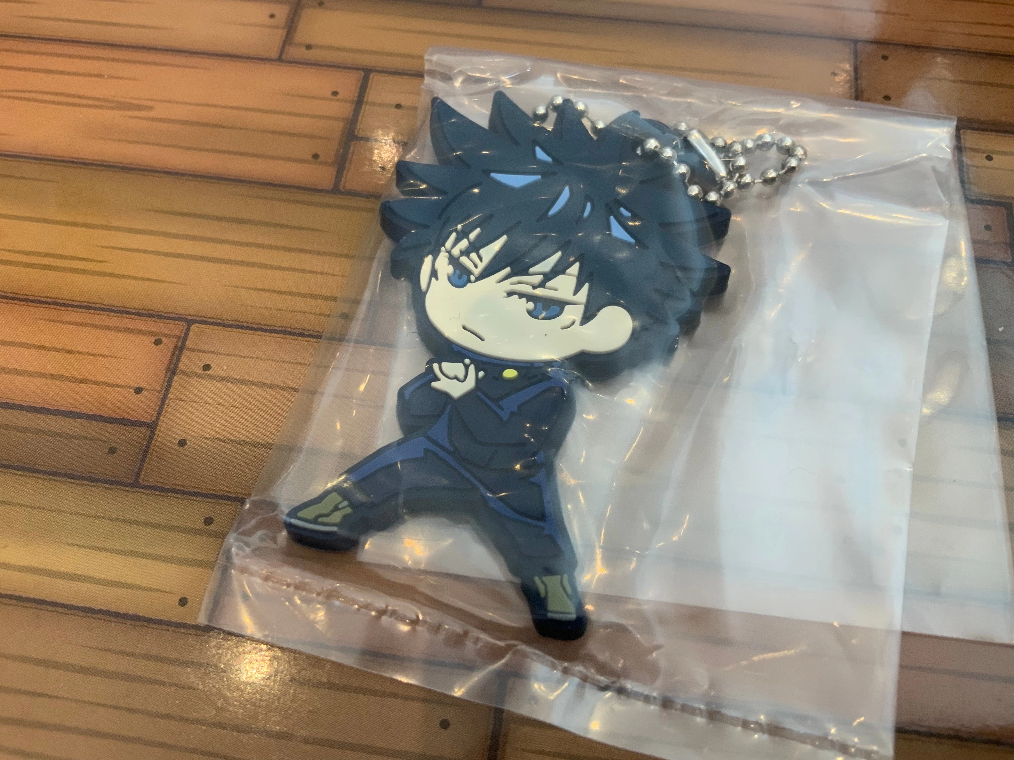 Robot Showcase Defo Raba Jujutsu Kaisen Character Rubber Keychain 8 Pieces Set (In-stock)