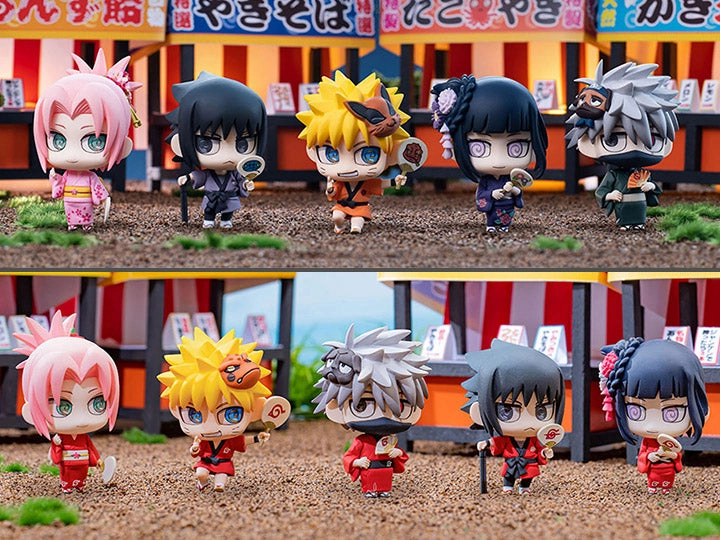 Alien Creature Petit Chara! Land Figures Naruto: Shippuden 10th Anniversary Ver. Trading Figures Box Set of 10