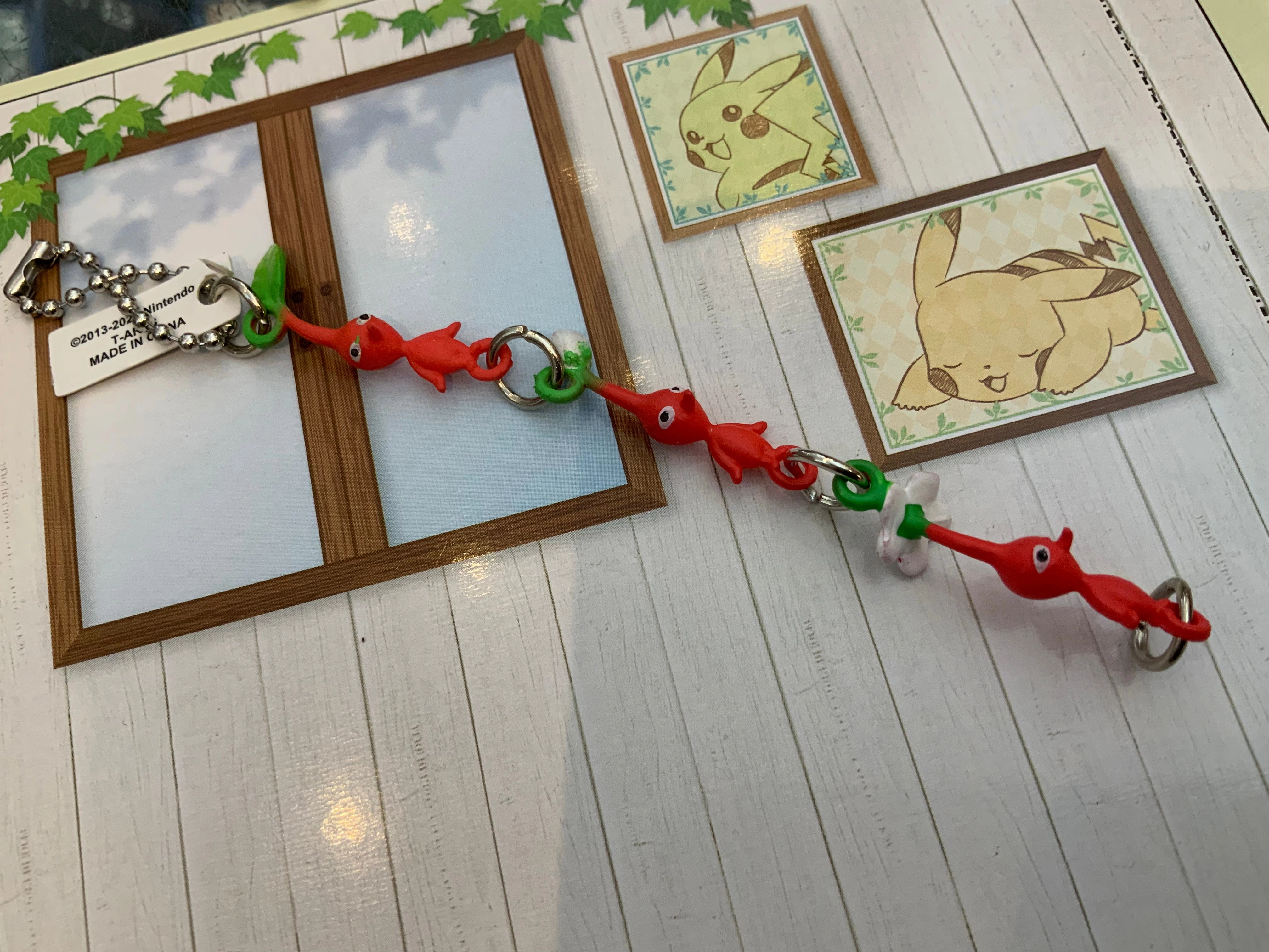 Digital Art Adventure Character Pikmin 3 Character Figure Keychain 5 Pieces Set (In-stock)