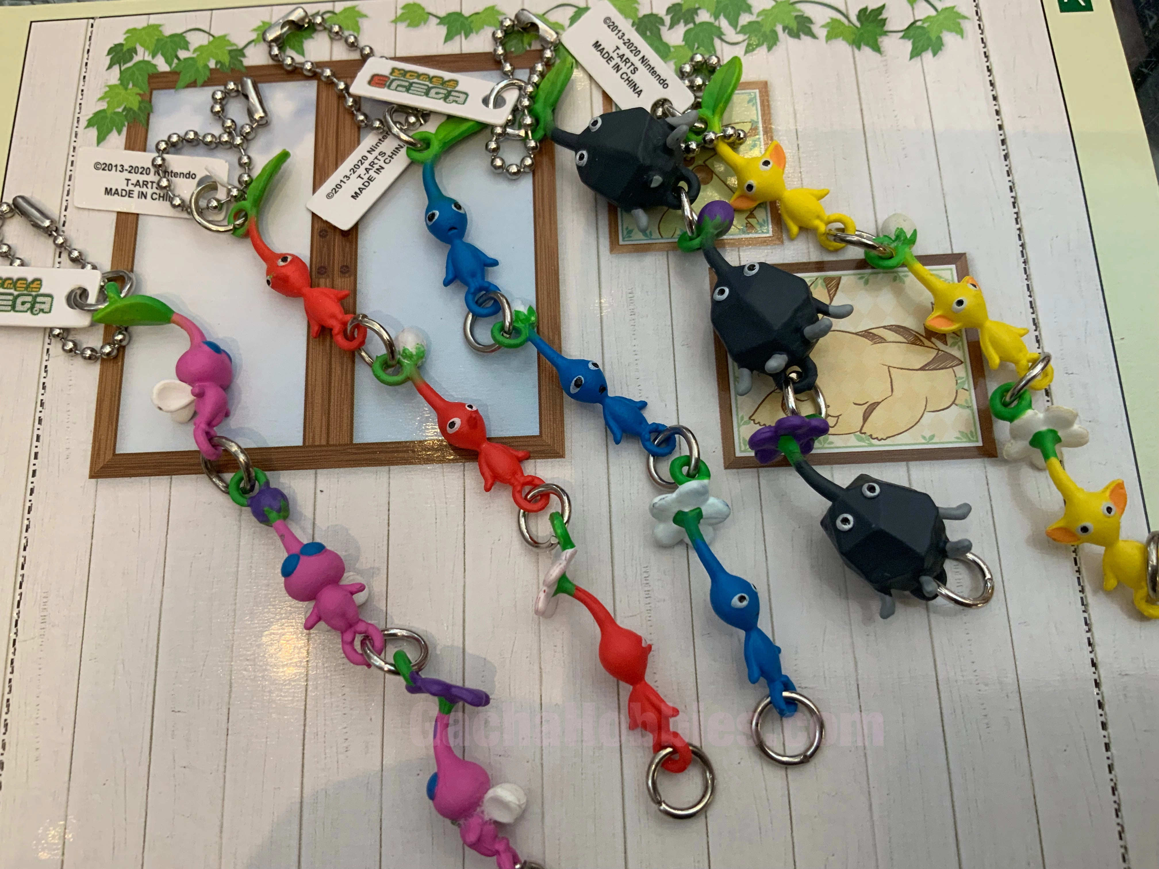 Collectible Model Pikmin 3 Character Figure Keychain 5 Pieces Set (In-stock)