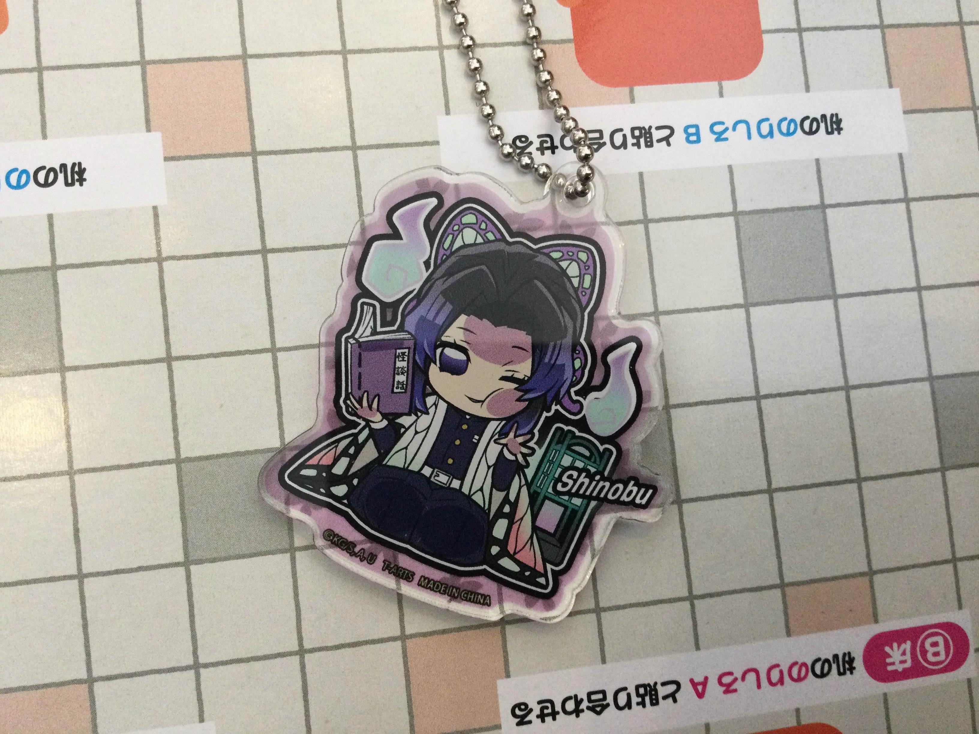 Themed Decor Modern Collectible Pita Deforme Kimetsu no Yaiba Demon Slayer Character Japanese Culture Acrylic Keychain 12 Pieces Set (In-stock)