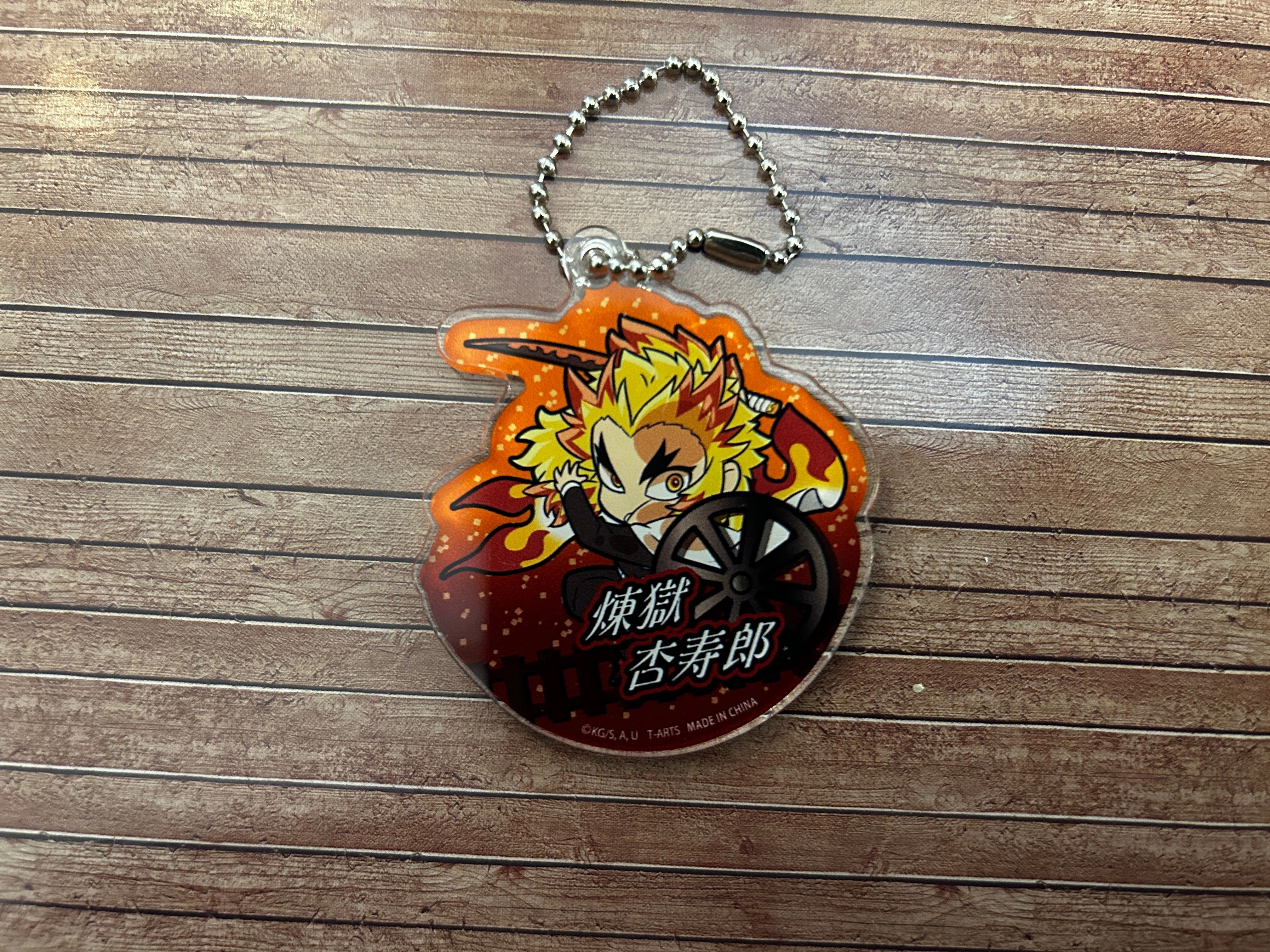 Pita Deforme Kimetsu no Yaiba Demon Slayer Character Mugen Train Acrylic Keychain 10 Pieces Set (In-stock) Character Art Casual Fan