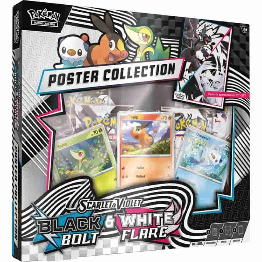 Recycled plastic Pok??mon | TCG: S & V: Black Bolt and White Flare | Poster Collection