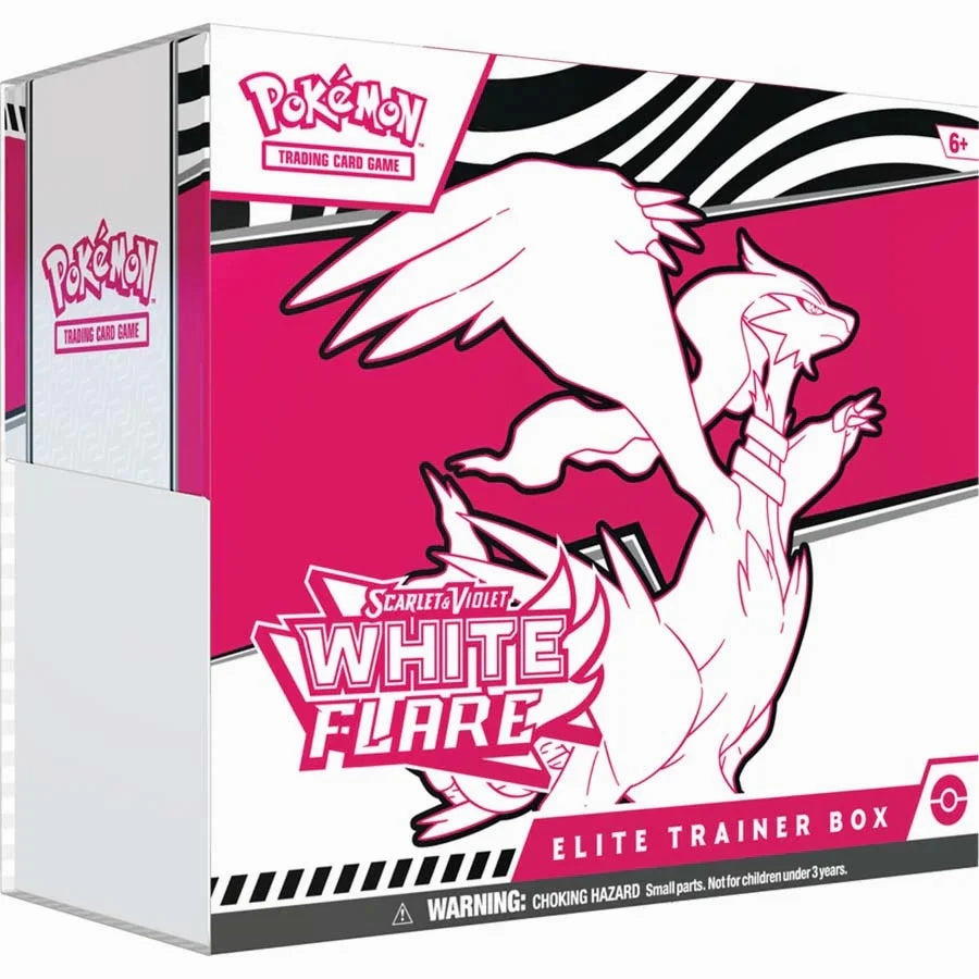 Pok??mon | TCG: S & V: White Flare | Elite Trainer Box Superhero Collectible Museum Gift