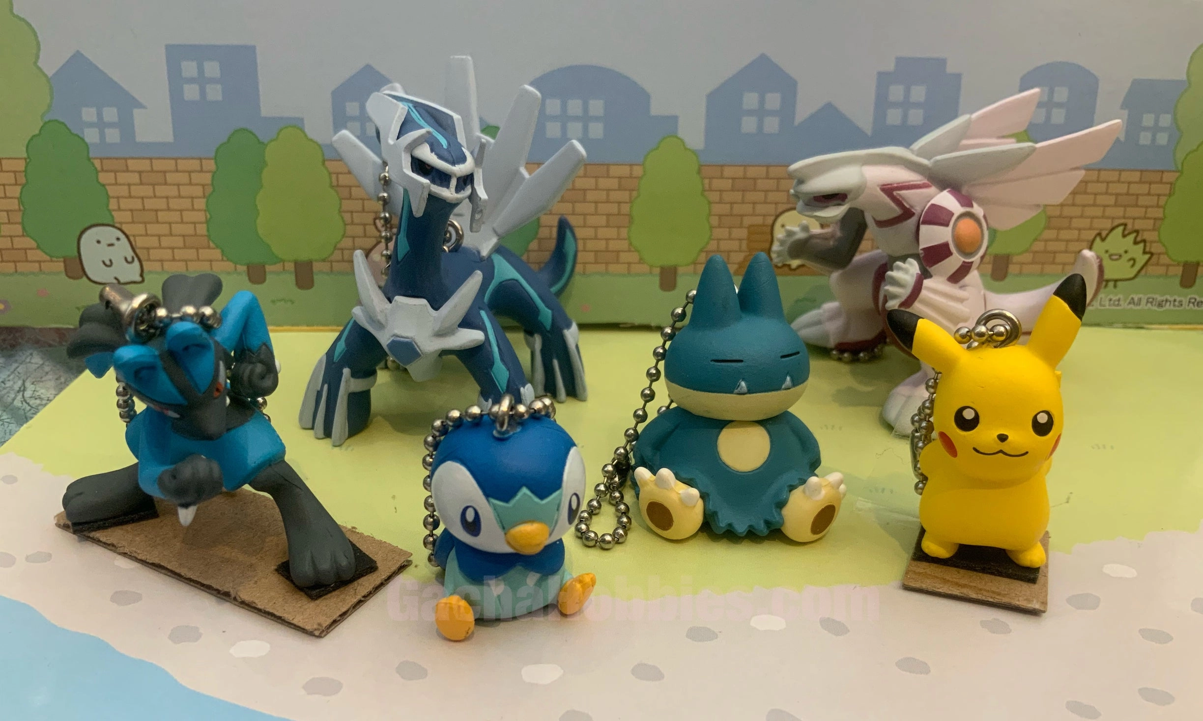 Fabric Figure Pokemon Diamond and Pearl Figure Keychain Vol.4 6 Pieces Set (In-stock)