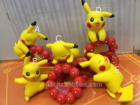 Pokemon Holiday Pikachu Figure Set 5 Pieces (In-stock) Niche Interest Character Creation
