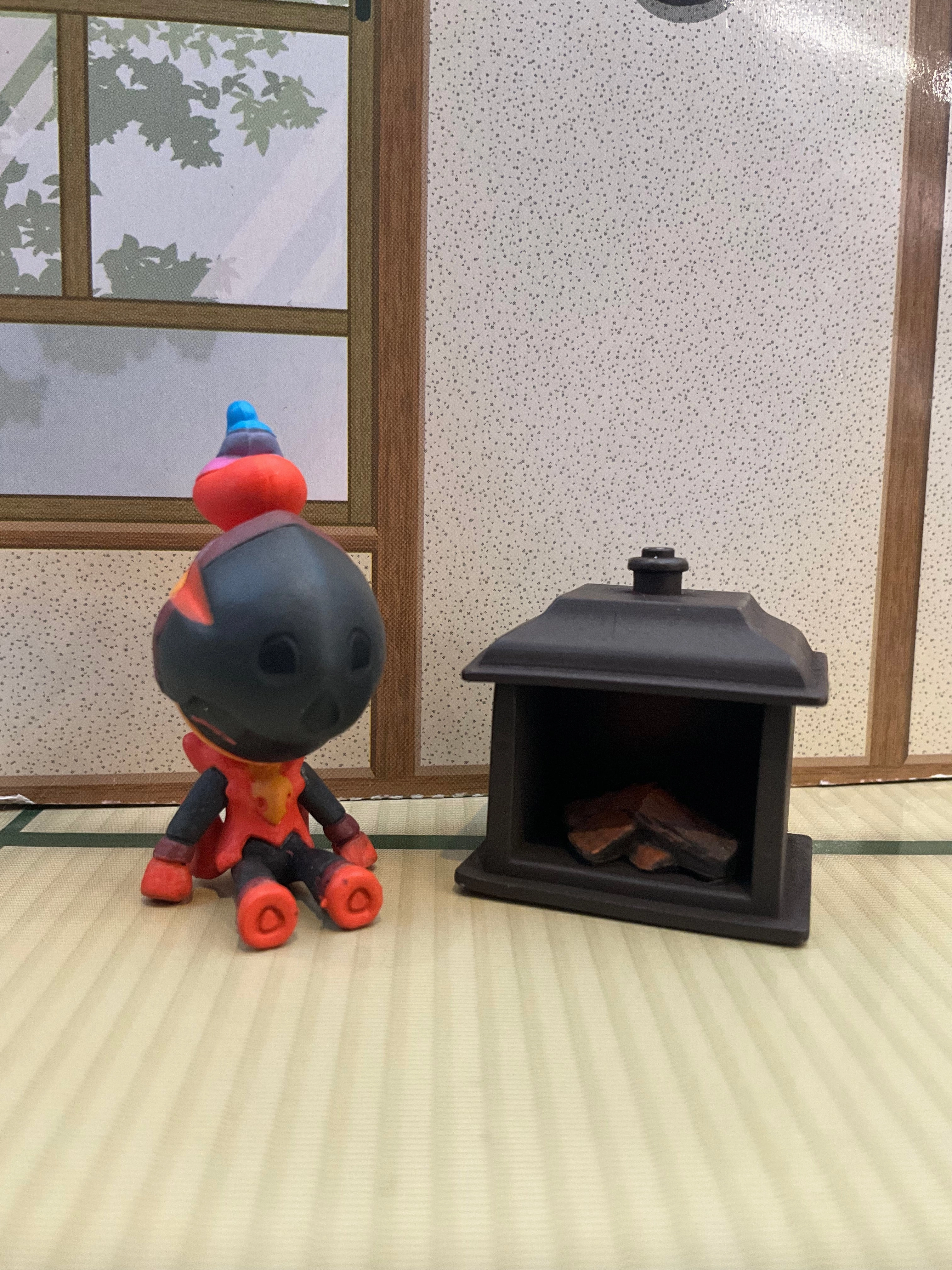 Pokemon Minnade Hoka-Hoka Mascot Small Figure 4 Pieces Set (In-stock) Plastic Statue Teaching Aid