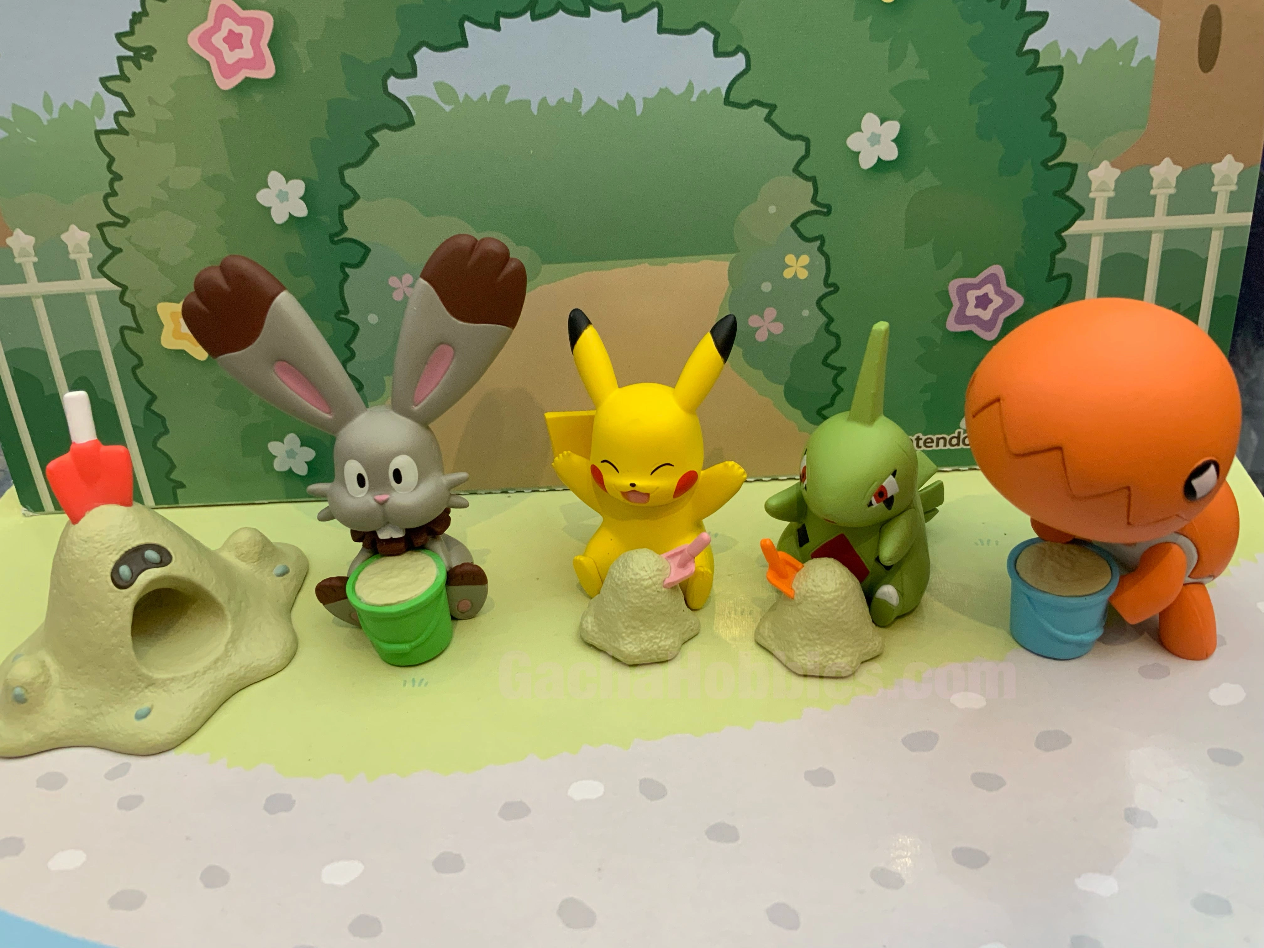 Pokemon Minnade Suna-Asobi Mascot Summer Beach Small Figure 5 Pieces Set (In-stock) Action Piece