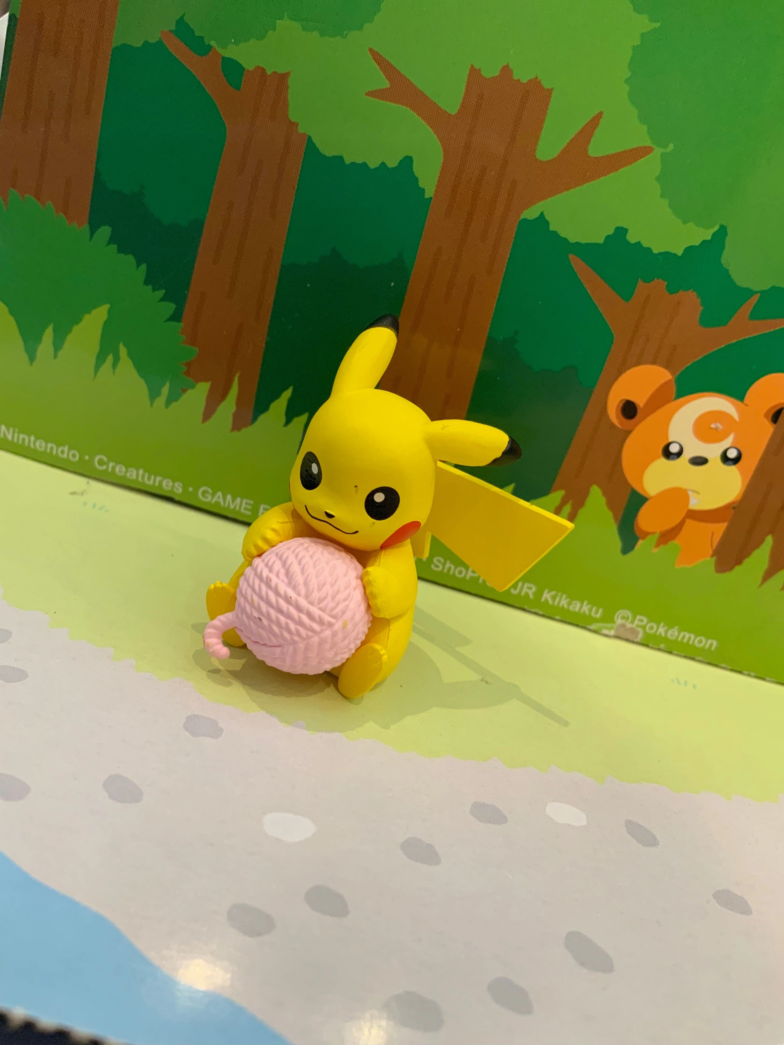 Miniature Display Collectible Display Pokemon Nukunuku Time Figure 5 Pieces Set (In-stock)