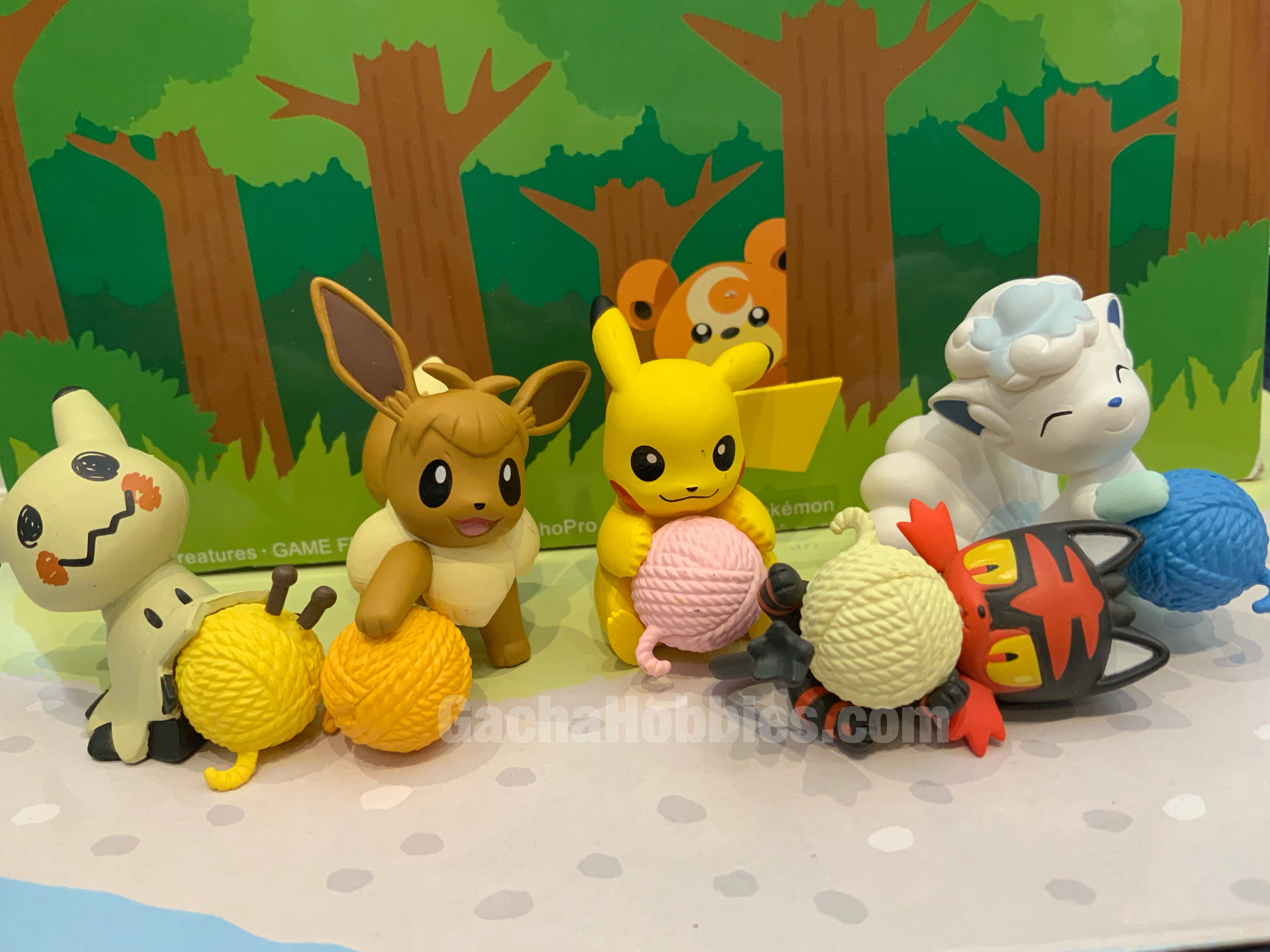 Archival Quality Pokemon Nukunuku Time Figure 5 Pieces Set (In-stock)