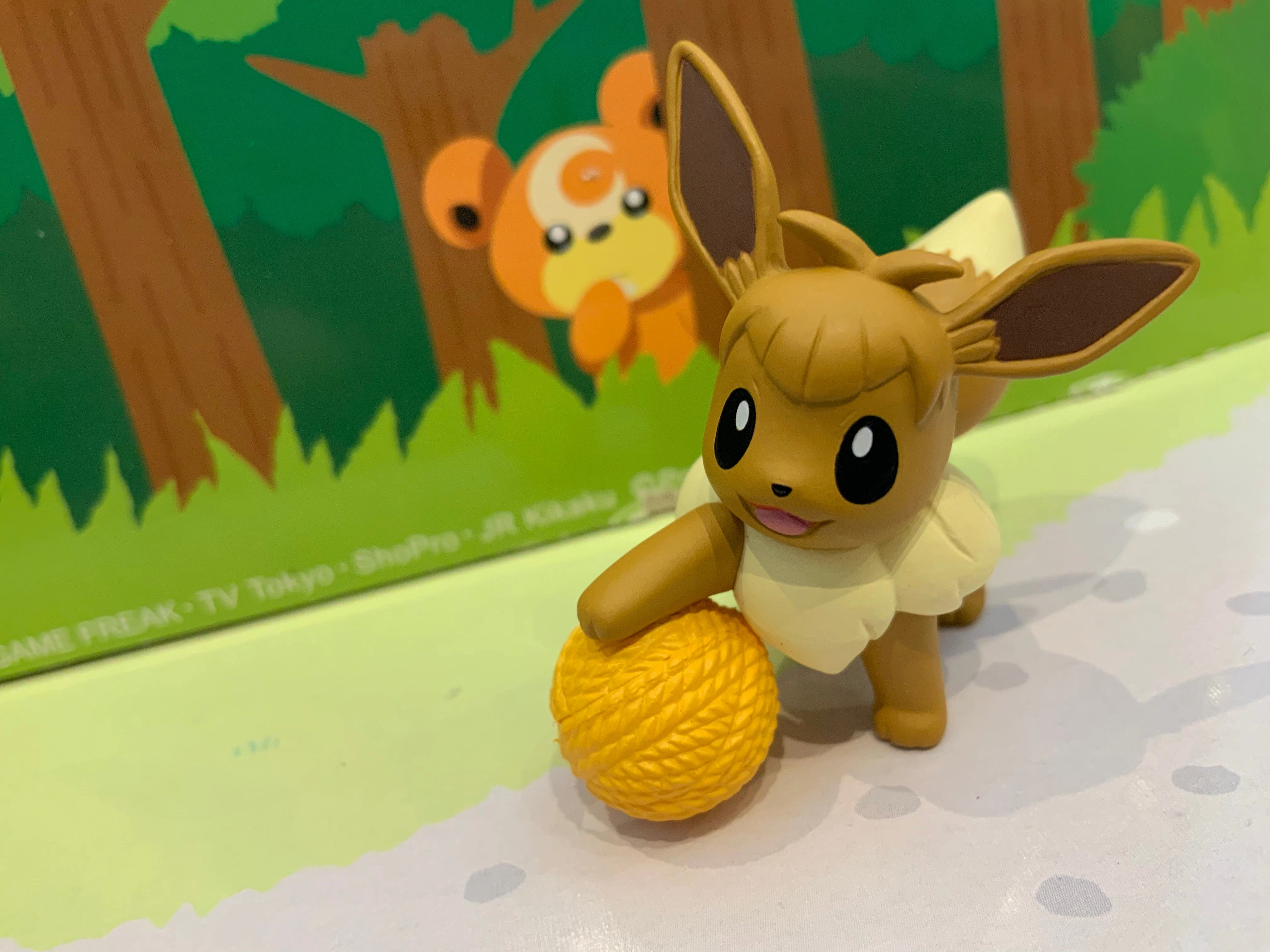 Pokemon Nukunuku Time Figure 5 Pieces Set (In-stock) Character Display