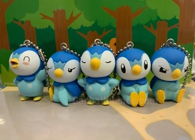 Pokemon Piplup Collection Figure Keychain 5 Pieces Set (In-stock) Spiritual Figure Anime Piece