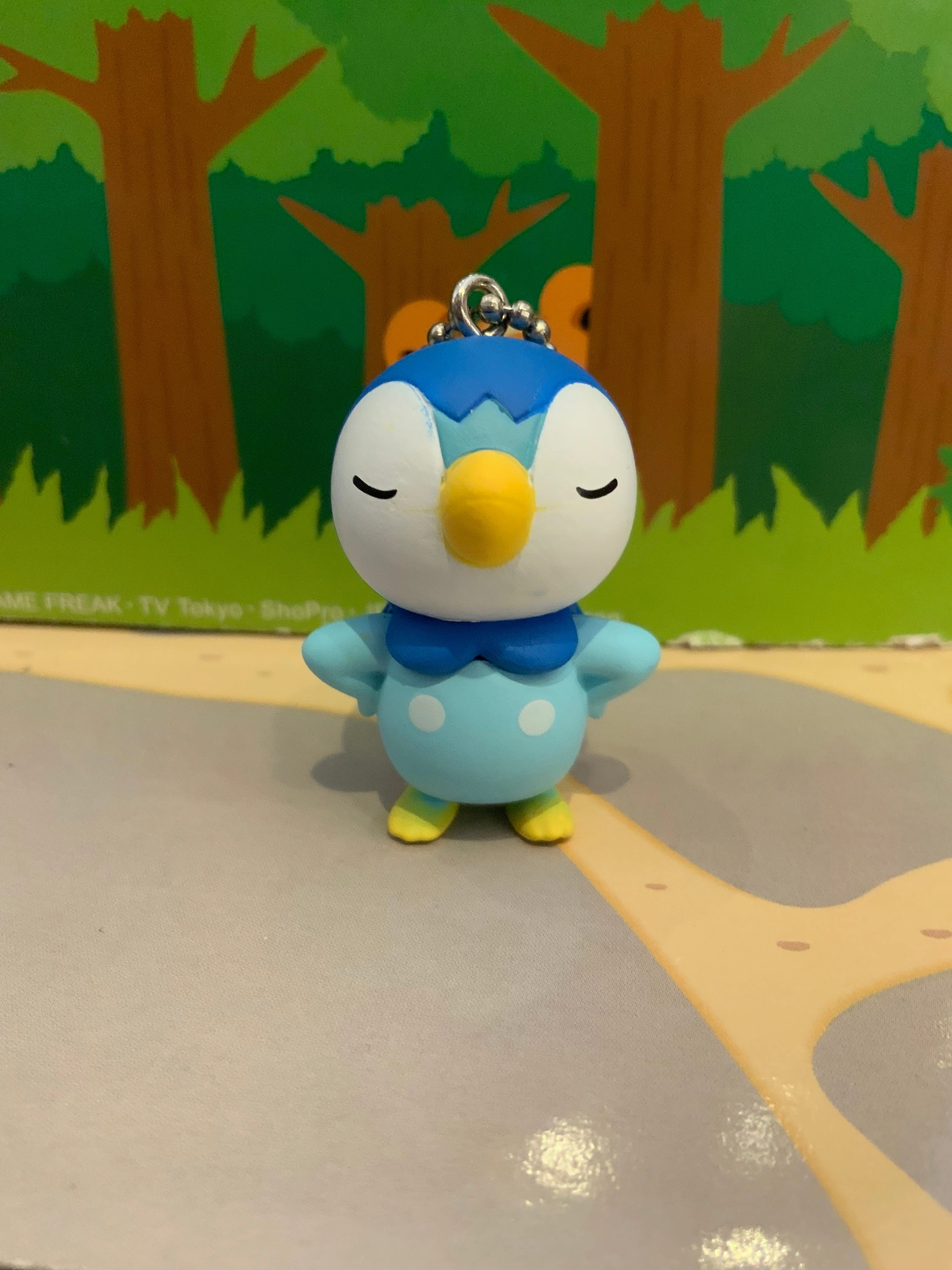 Pokemon Piplup Collection Figure Keychain 5 Pieces Set (In-stock) Robot Art