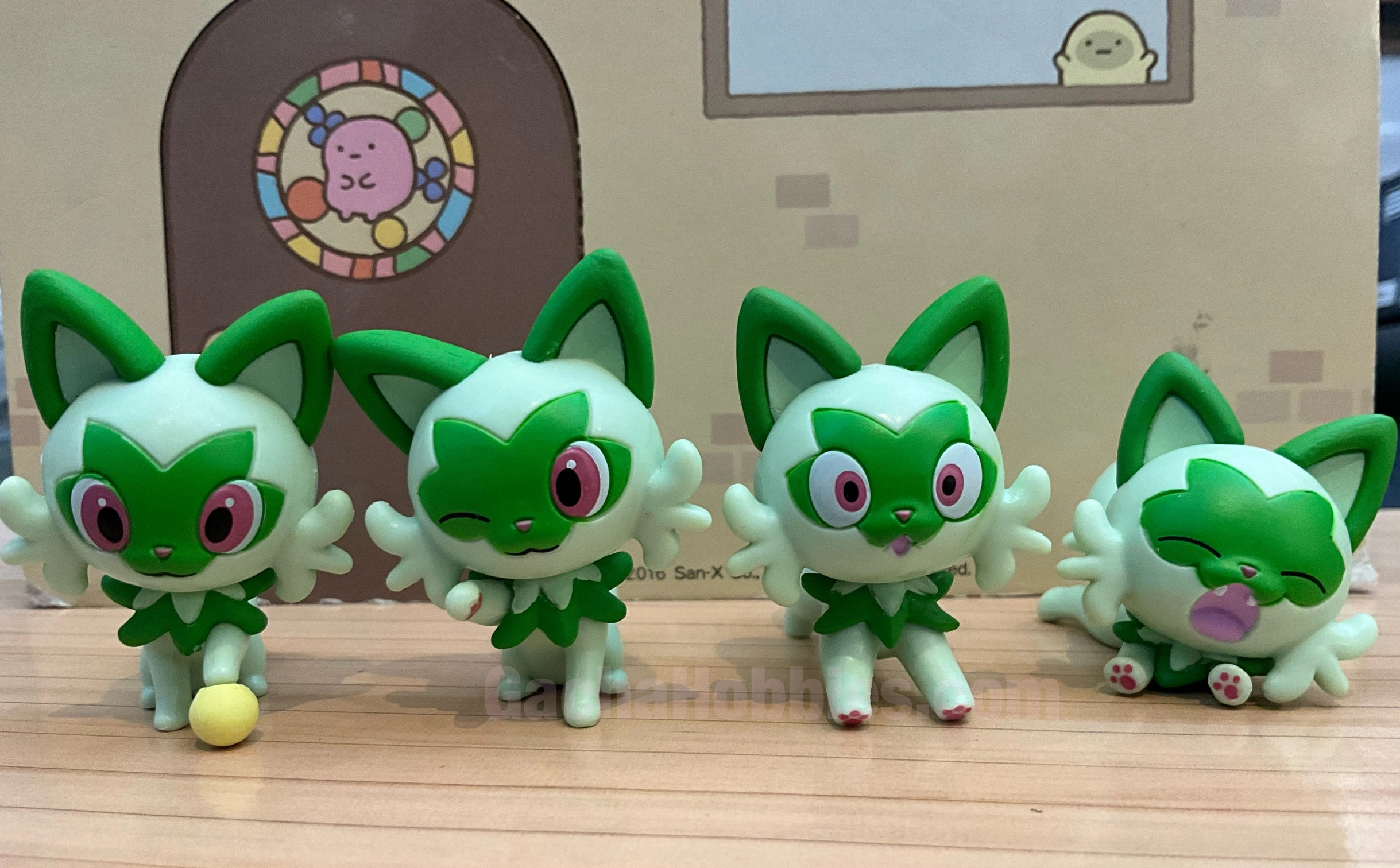 Pokemon Sprigatito Collection Figure 4 Pieces Set (In-stock) Auction Item Blockbuster Movie