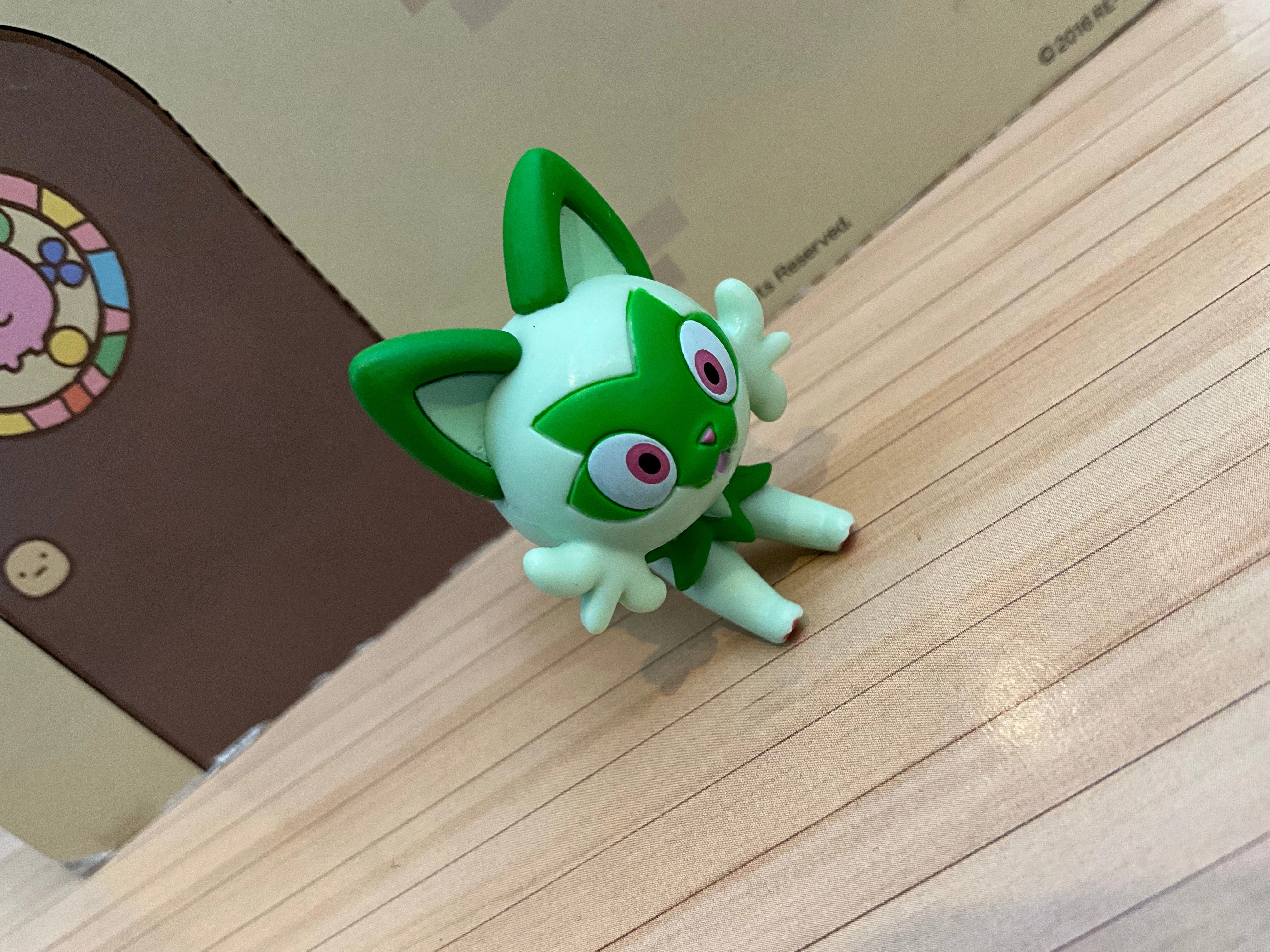 Ceramic Sculpture Pokemon Sprigatito Collection Figure 4 Pieces Set (In-stock)