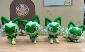 Pokemon Sprigatito Collection Figure 4 Pieces Set (In-stock) Auction Item Blockbuster Movie