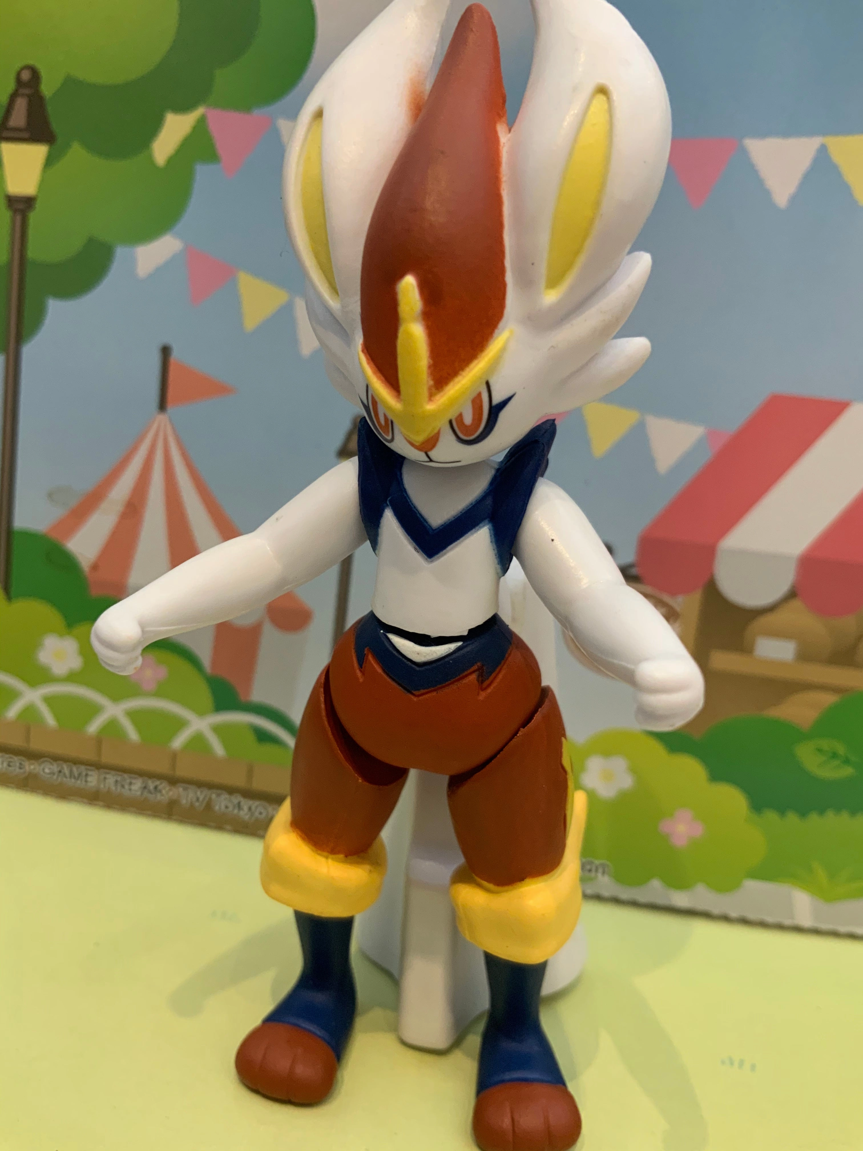 Pokemon Sword and Shield Action Mini Figure 4 Pieces Set (In-stock) Character Merchandise Folk Art