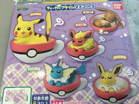 Pokemon Tea Cup Nap Time Series 5 Figure Set 5 Pieces (In-stock) Superhero Merchandise