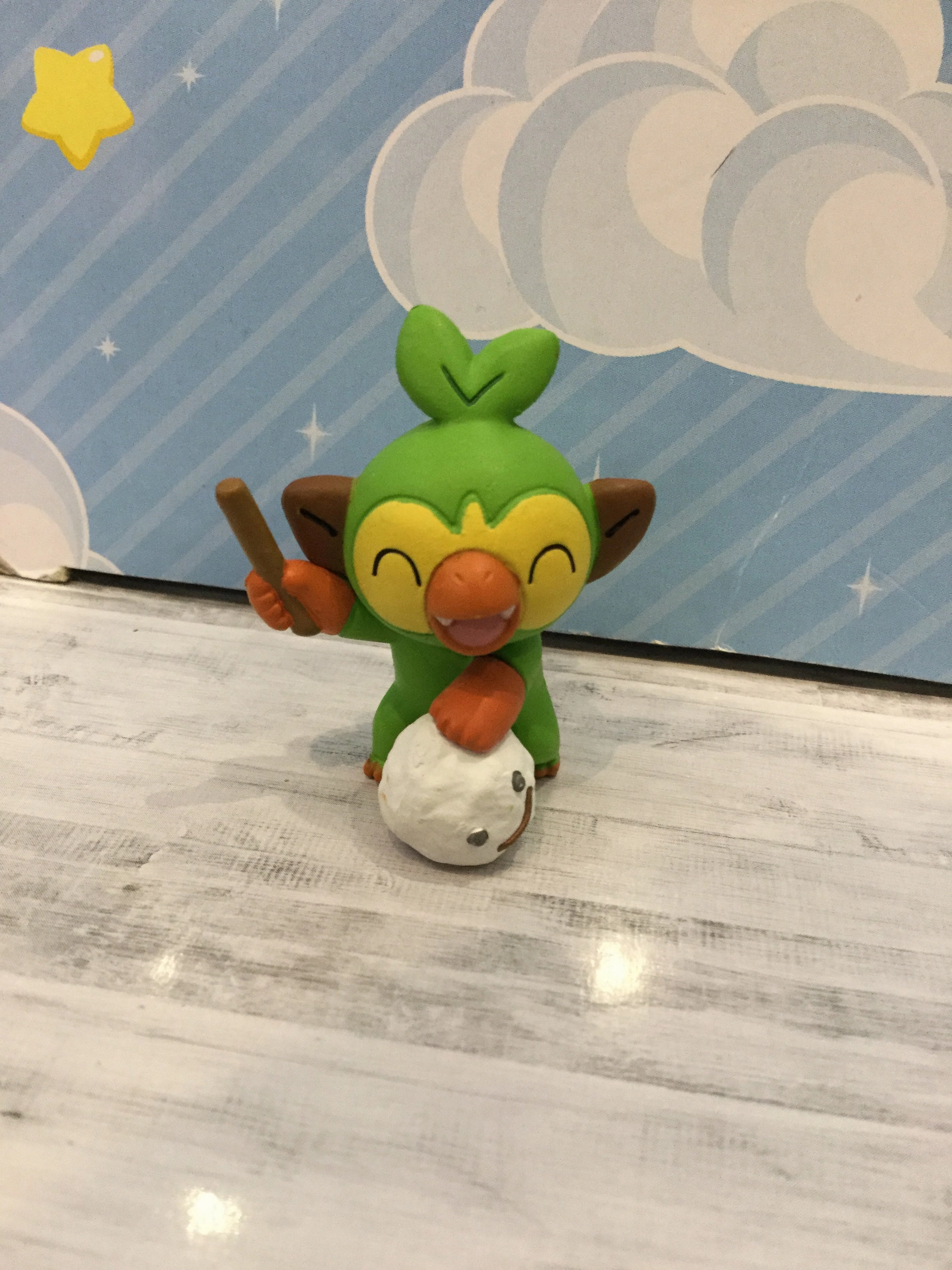 Pokemon Yuki-Asobi Daisakusen Figure 5 Pieces Set (In-stock) Office Desk Toy