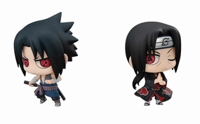 Naruto Shippuuden Set Mega Buddy! Uchiha Sasuke & Itachi Brothers - MegaHouse Toy Figurine