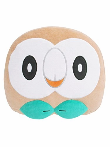 "Pokemon" Mochifuwa Cushion PZ19 Rowlet Face Award Winner Seasonal Decoration