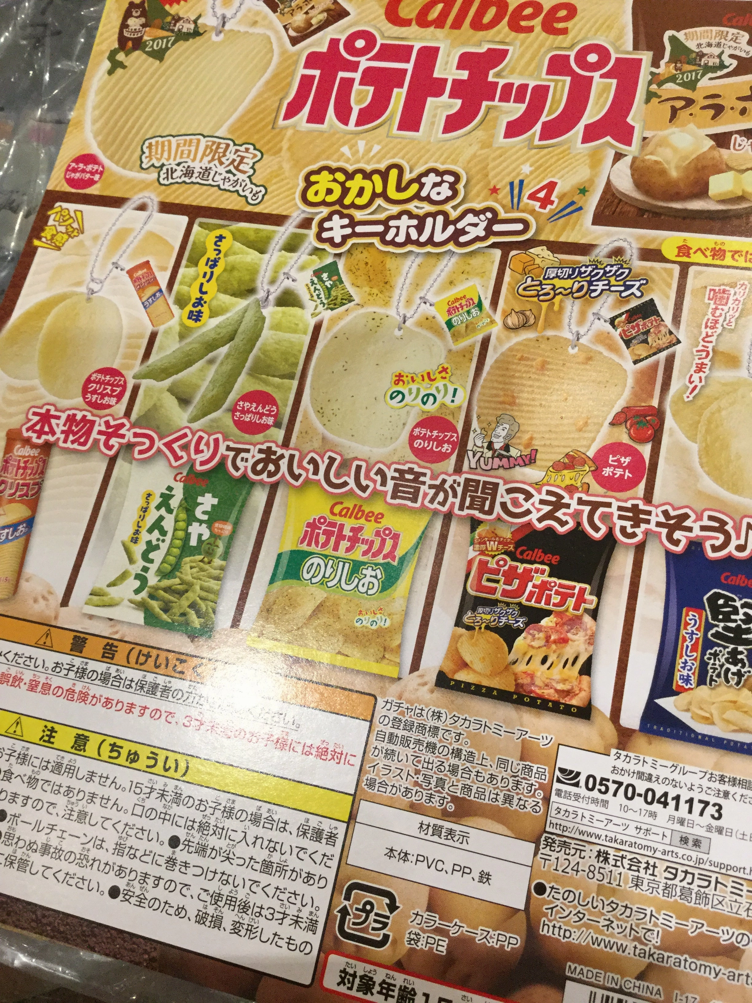 Potato Chips Keychain Gashapon Set (In stock) Vinyl Piece