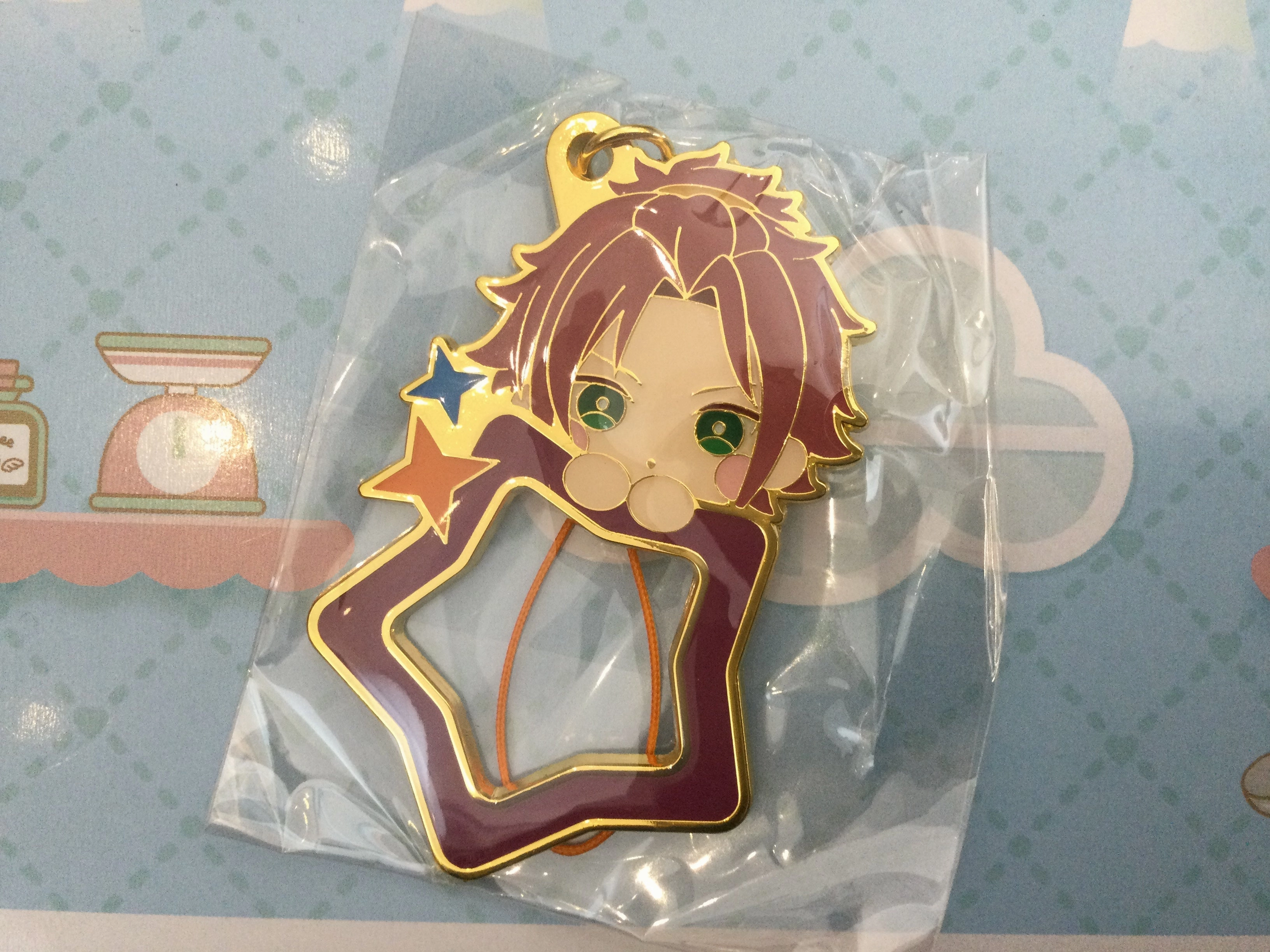 Chrome Plated Hallway Display Ensemble Stars Trickstar & Fine Characters Metal Keychain 8 Pieces Set (In-stock)