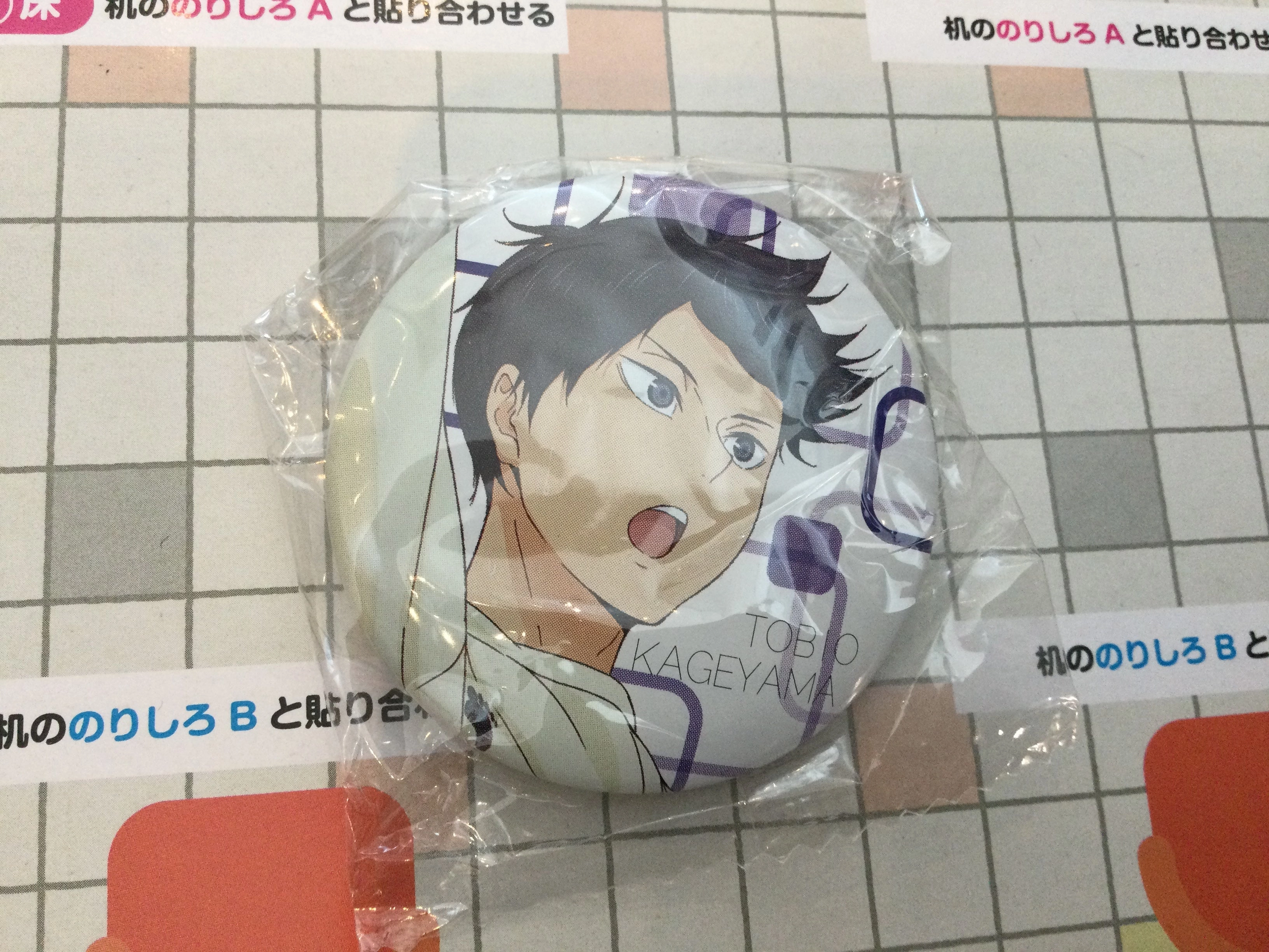 Haikyuu The Animation Characters Badge 12 Pieces Set (In-stock) Toy Figurine Blue Ribbon