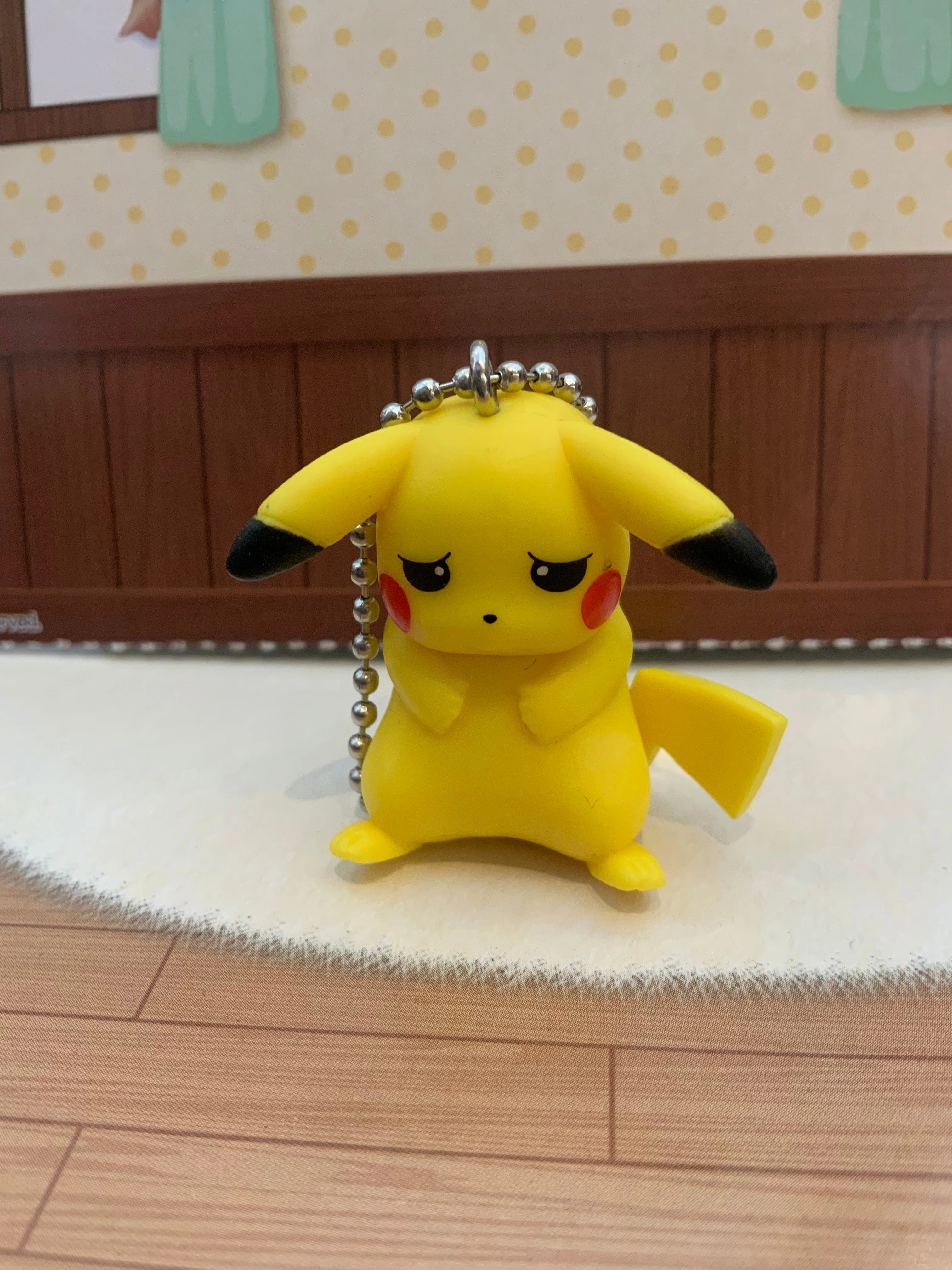 PVC Object Pokemon Pikachu Collection Figure Keychain 5 Pieces Set (In-stock)