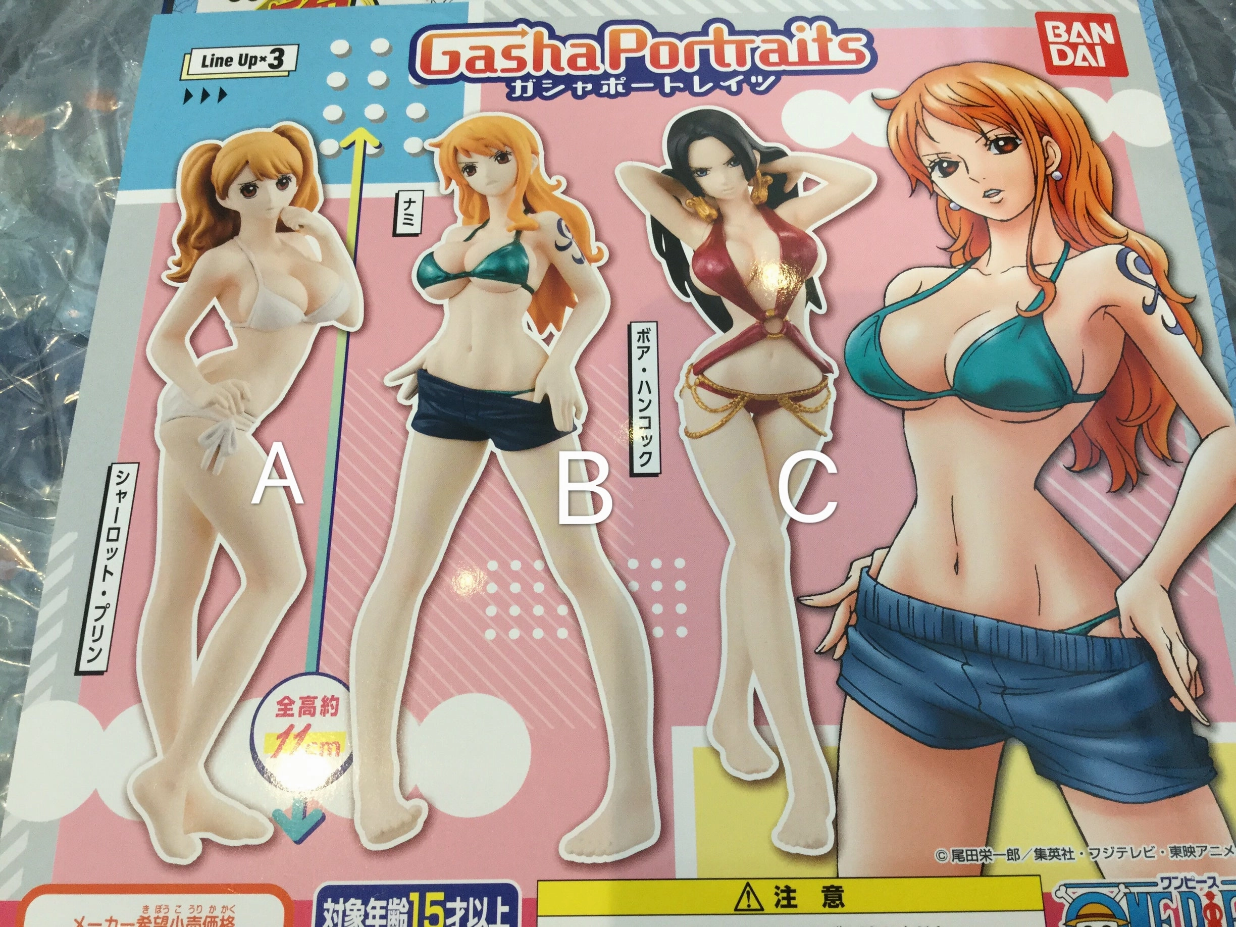 Avid Fan Superhero Art One Piece Girls Gasha Portraits 3 Pieces Set (In-stock)