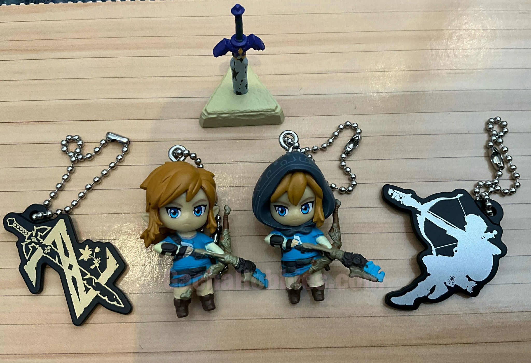 PVC Collectible Fantasy Product Legend of Zelda Breath of the Wild Characters Figure Keychain 5 Pieces Set (In-stock)