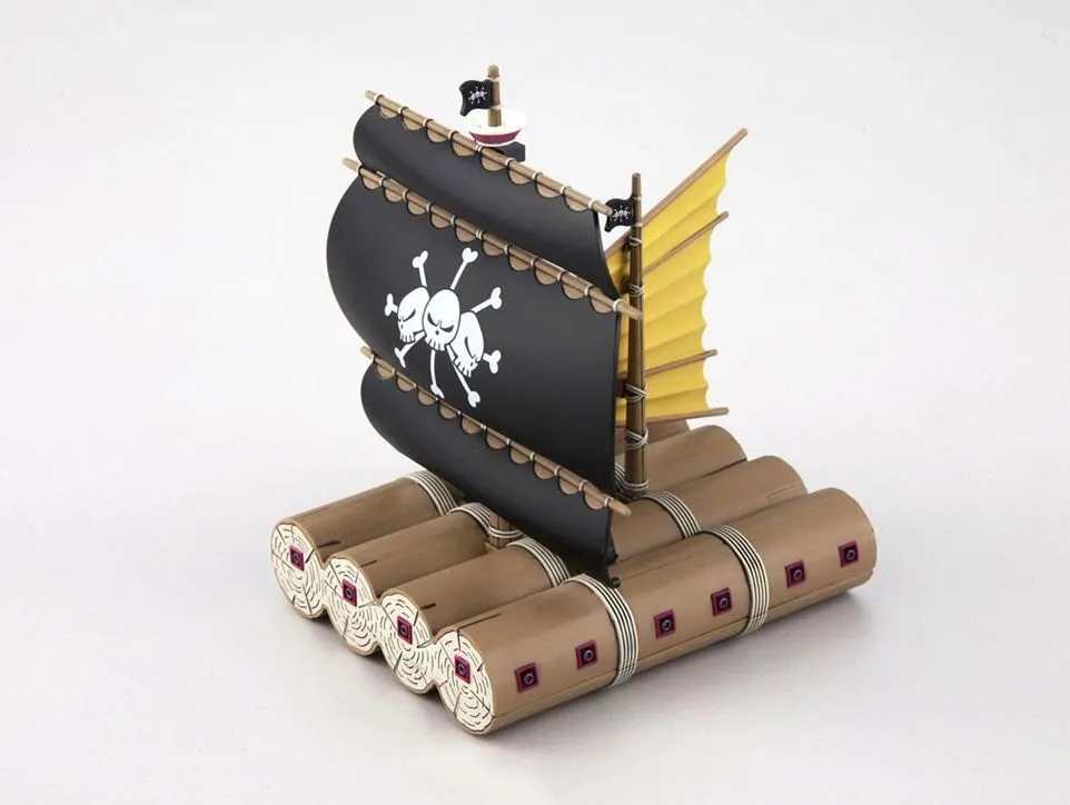 Bandai One Piece Grand Ship Collection #11 Marshall D. Teach's Pirate Ship Model Kit Robot Goods Pirate Model