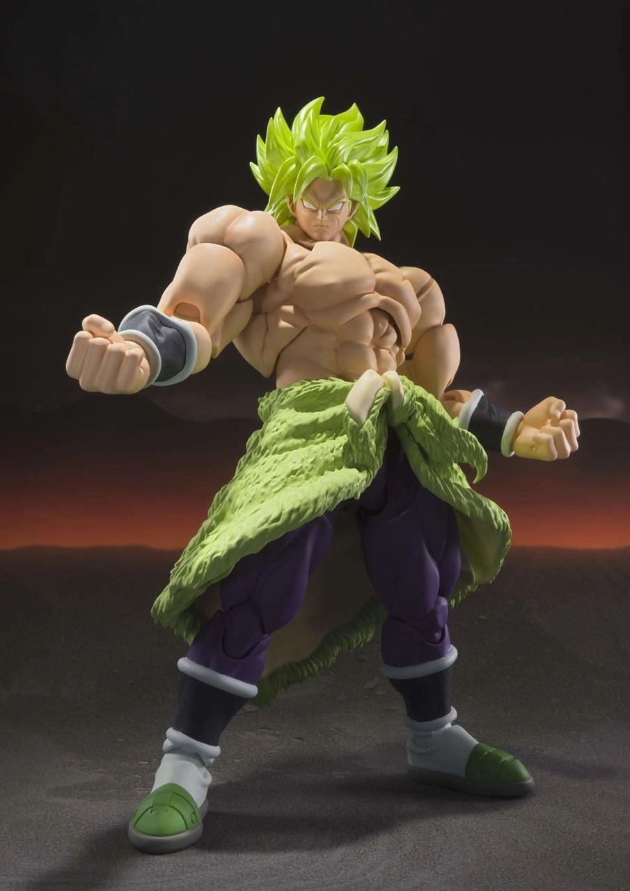 Designer Collection International Brand S.H. Figuarts Dragon Ball Super Saiyan Broly Full Power Bandai Action Figure