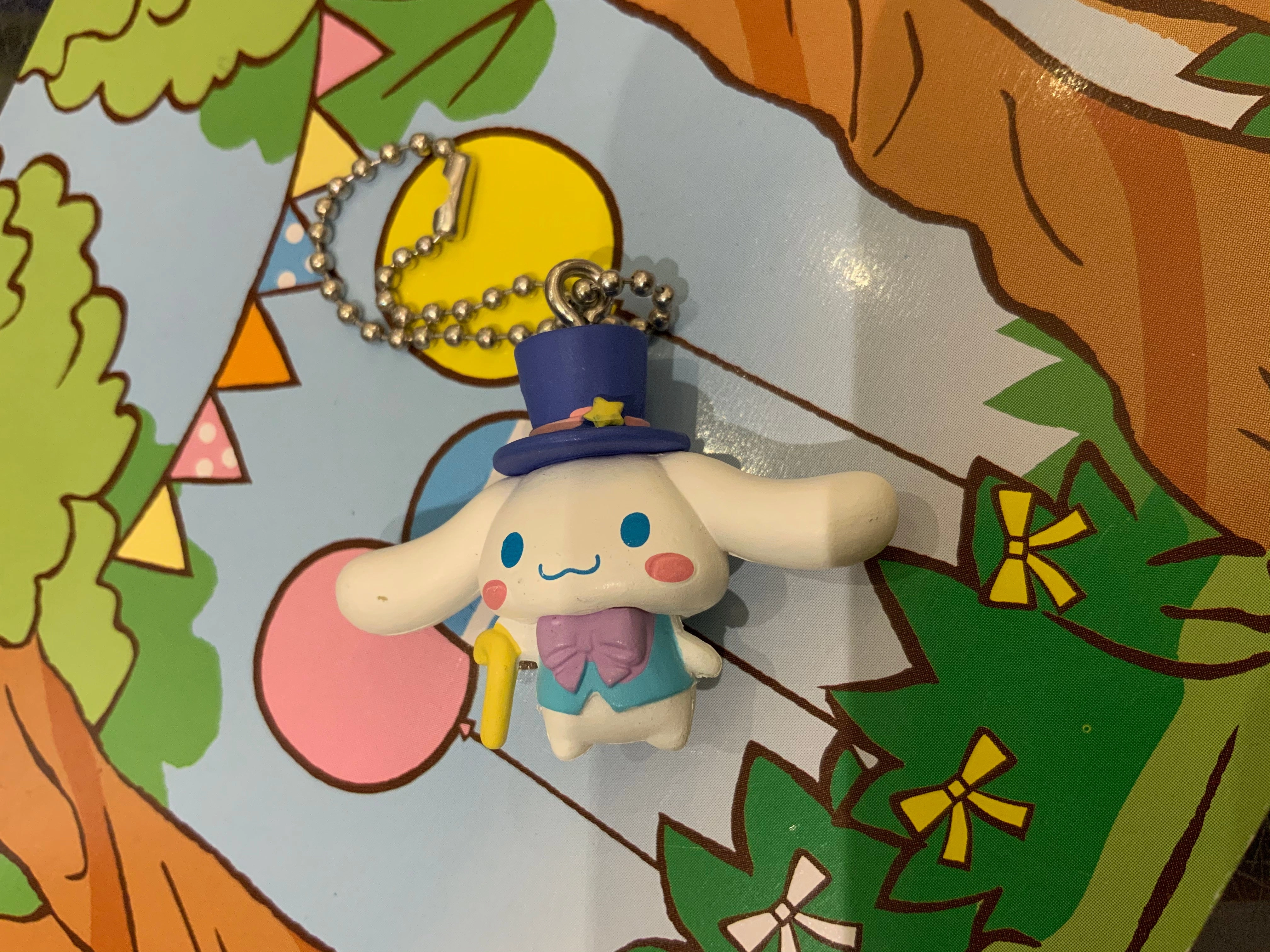 Fish Replica Sanrio Cinnamoroll Circus Figure Keychain 5 Pieces Set (In-stock)