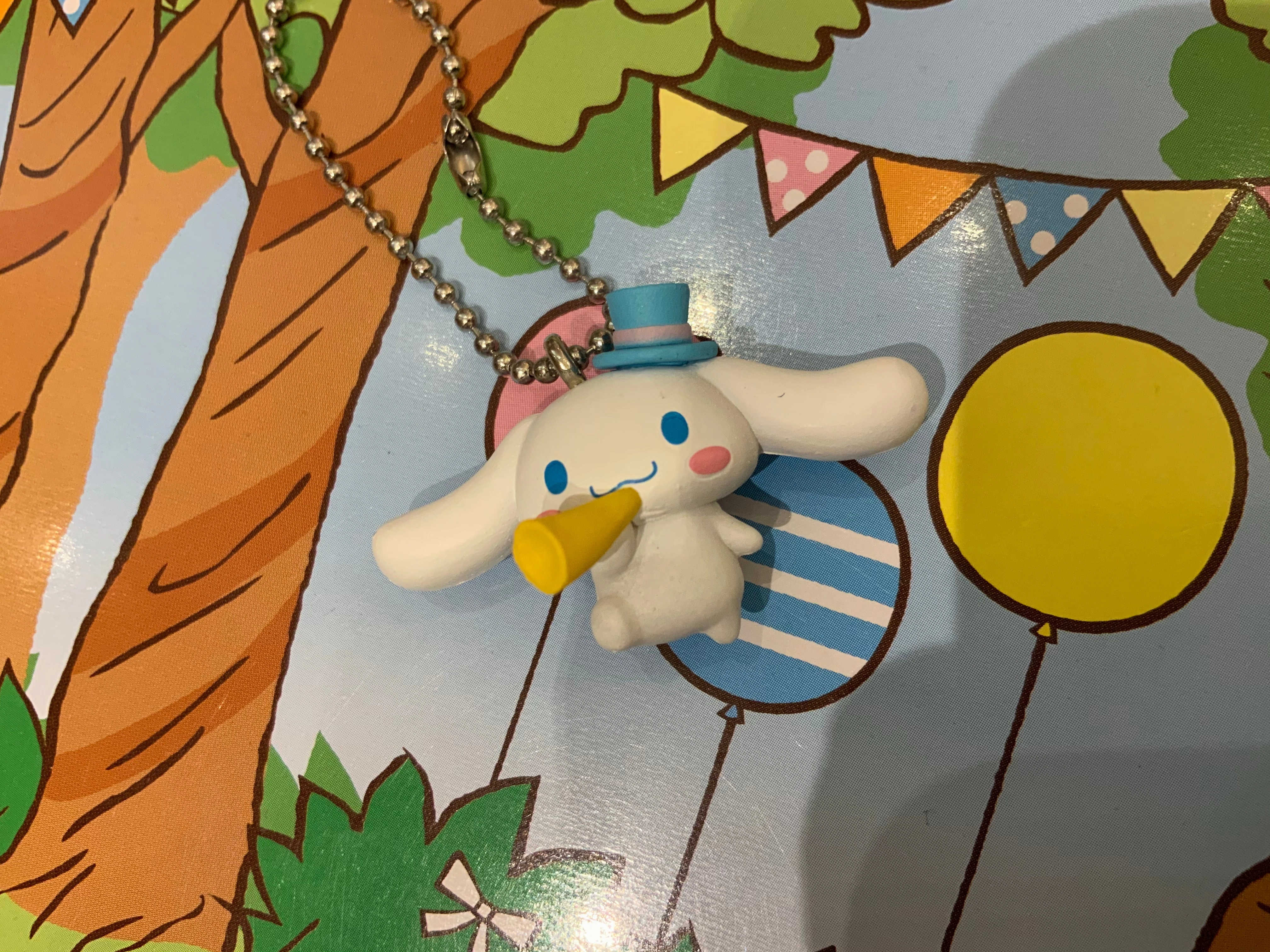 Streaming Decor Multi Pack Sanrio Cinnamoroll Circus Figure Keychain 5 Pieces Set (In-stock)