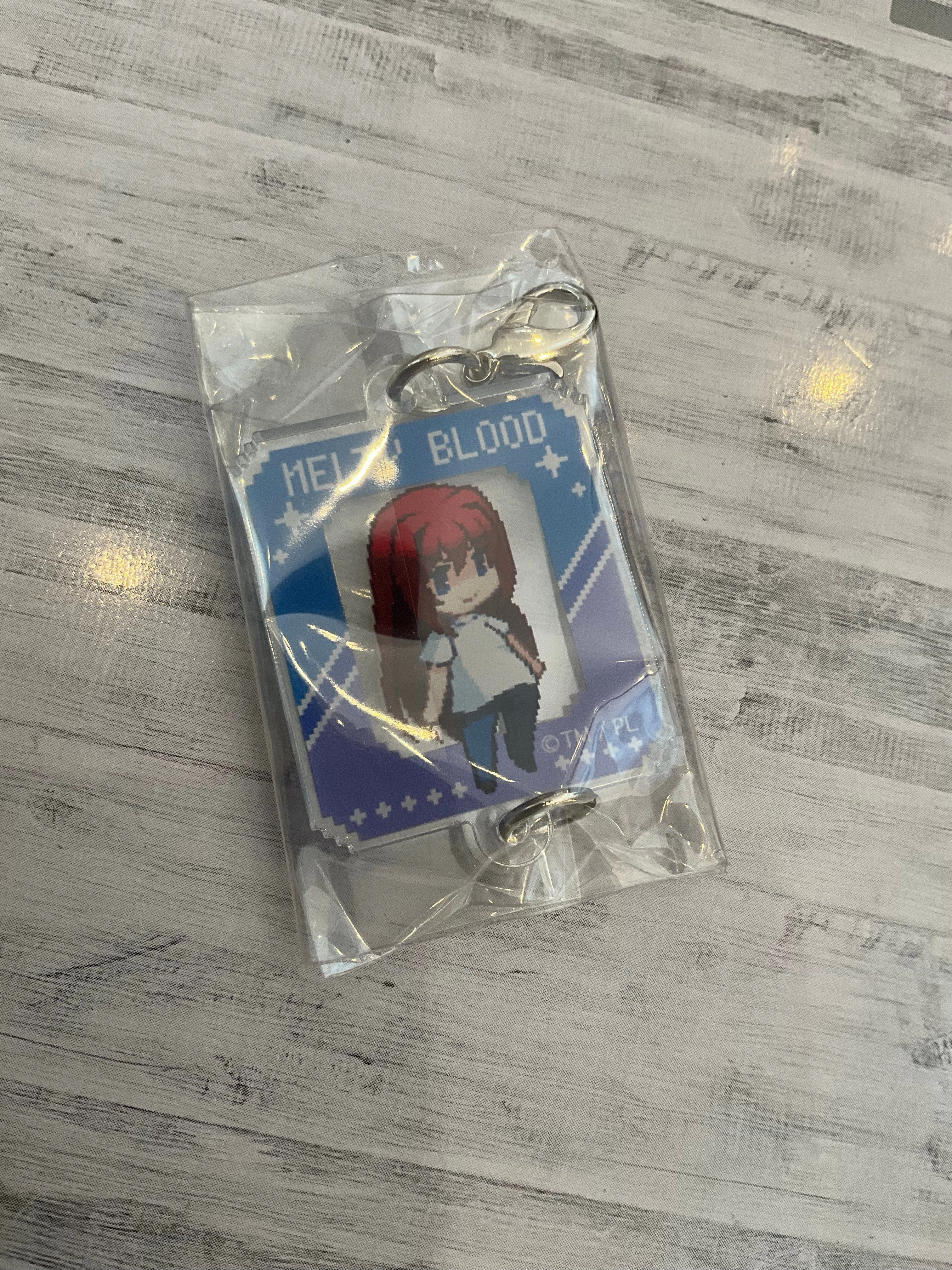 TYPE-MOON Tsukihime Melty Blood Character Pixel Small Acrylic Keychain 8 Pieces Set (In-stock) Extinct Creature