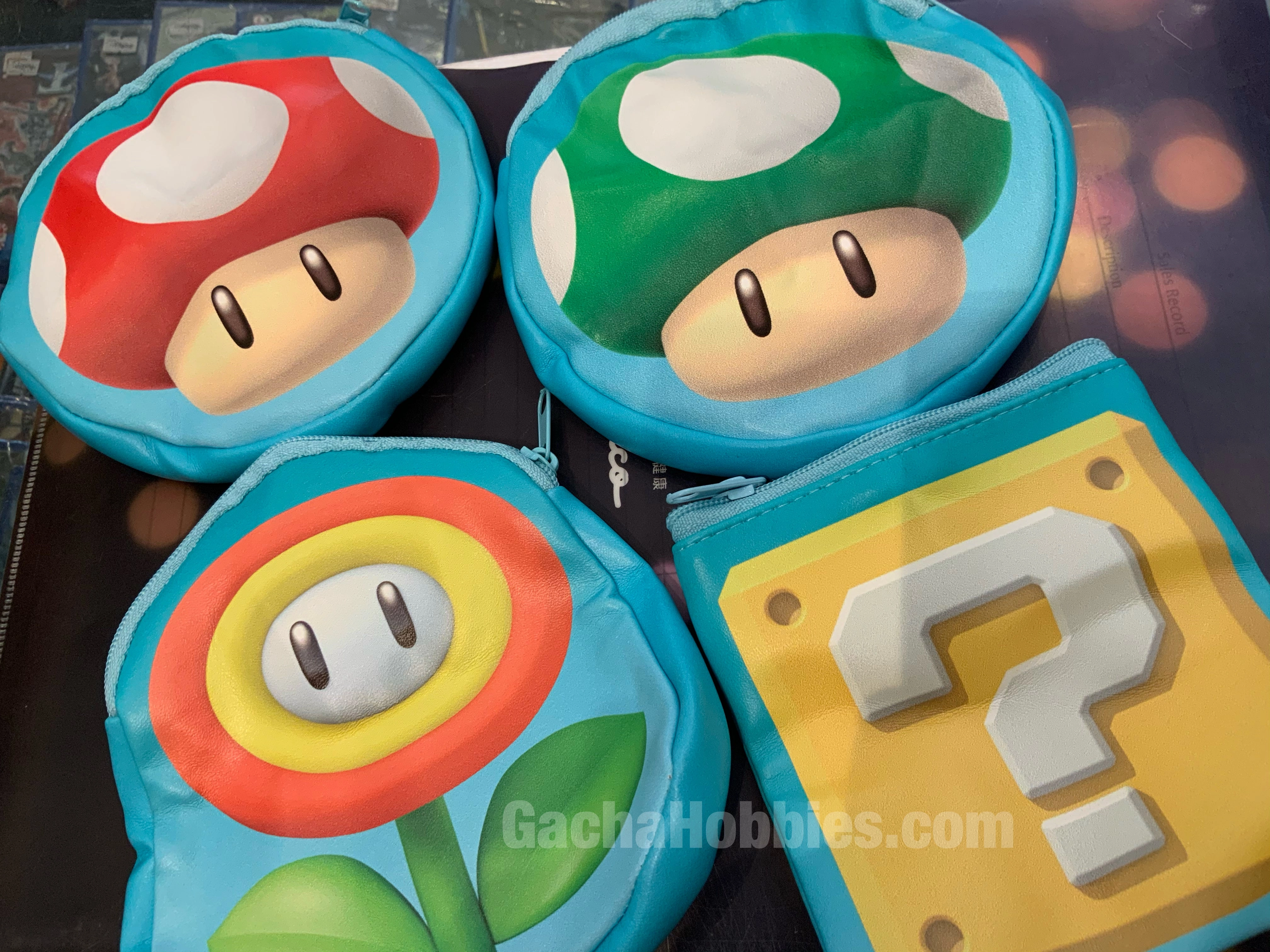 Super Mario Bros Characters Coin Bag 4 Pieces Set (In-stock) Retro Game Antihero Model
