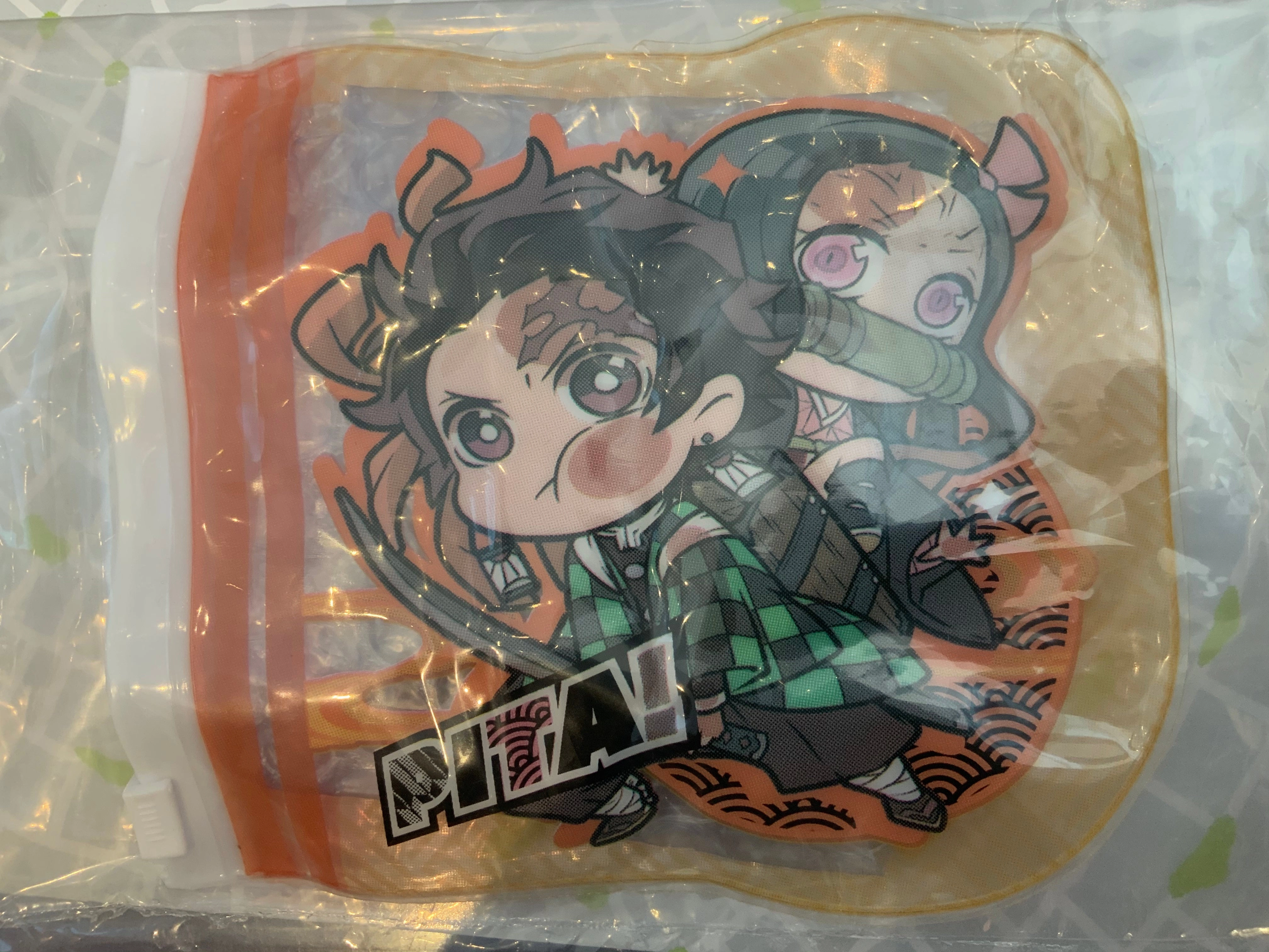 Pita! Deforme Demon Slayer Kimetsu no Yaiba Zipper Bag 6 Pieces Set (In-stock) Chibi Style