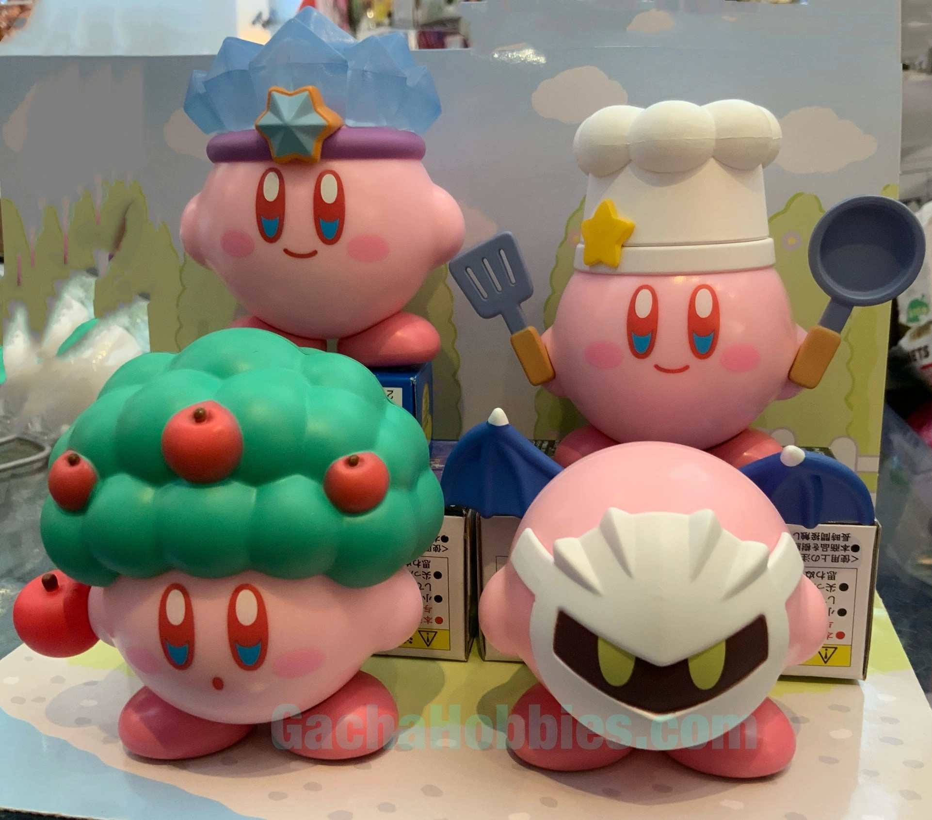 Hoshi no Kirby Muteki Suteki Closet Figure 4 Pieces Set (In-stock) Art Masterpiece