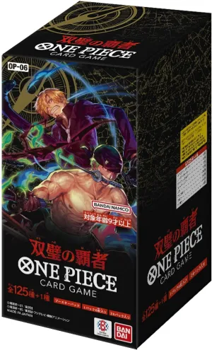 "One Piece" Card Game Flanked By Legends OP-06 Limited Series Display