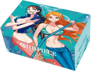 "One Piece" Card Game Official Storage Box Nami & Robin Limited Find Discovery