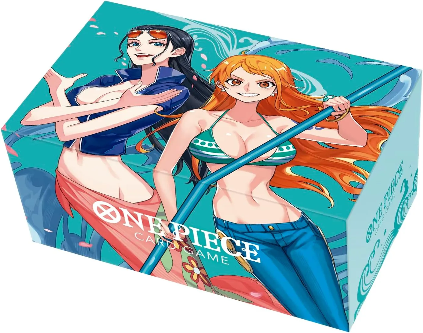 Workstation Decor "One Piece" Card Game Official Storage Box Nami & Robin