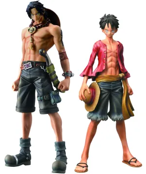 "One Piece" MASTER STARS PIECE REVIVAL Ace & Luffy set Mountain Animal Pop Art